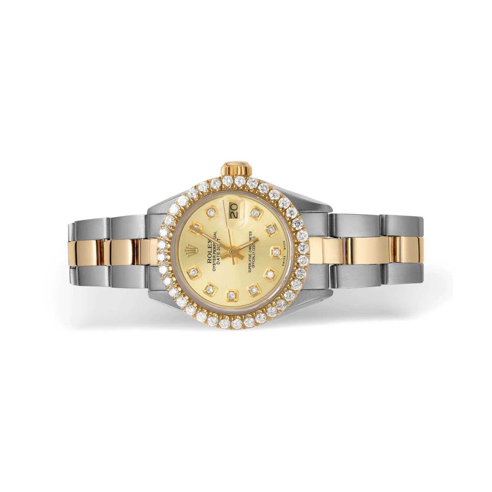 Rolex Datejust Diamond Bezel Watch 26mm Champagne Dial | 1.25ct - Image 4