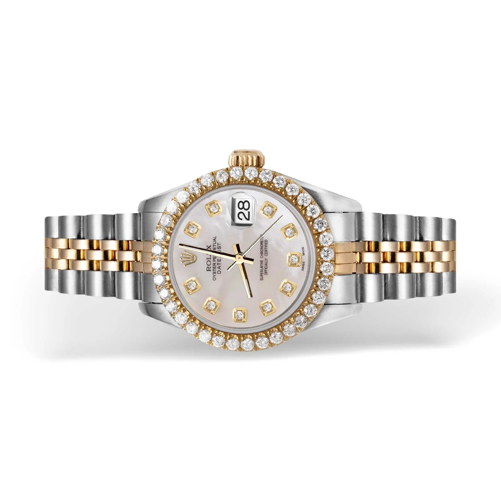 Rolex Datejust Diamond Bezel Watch 26mm Mother of Pearl Dial | 1.25ct - Image 4