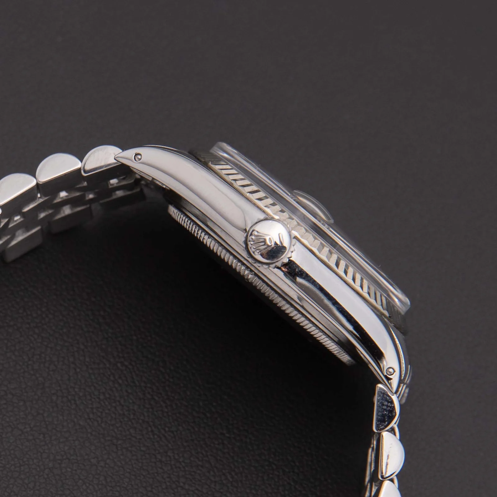 Rolex Datejust 16014 Fluted Bezel Watch 36mm Silver Index Dial - Image 3