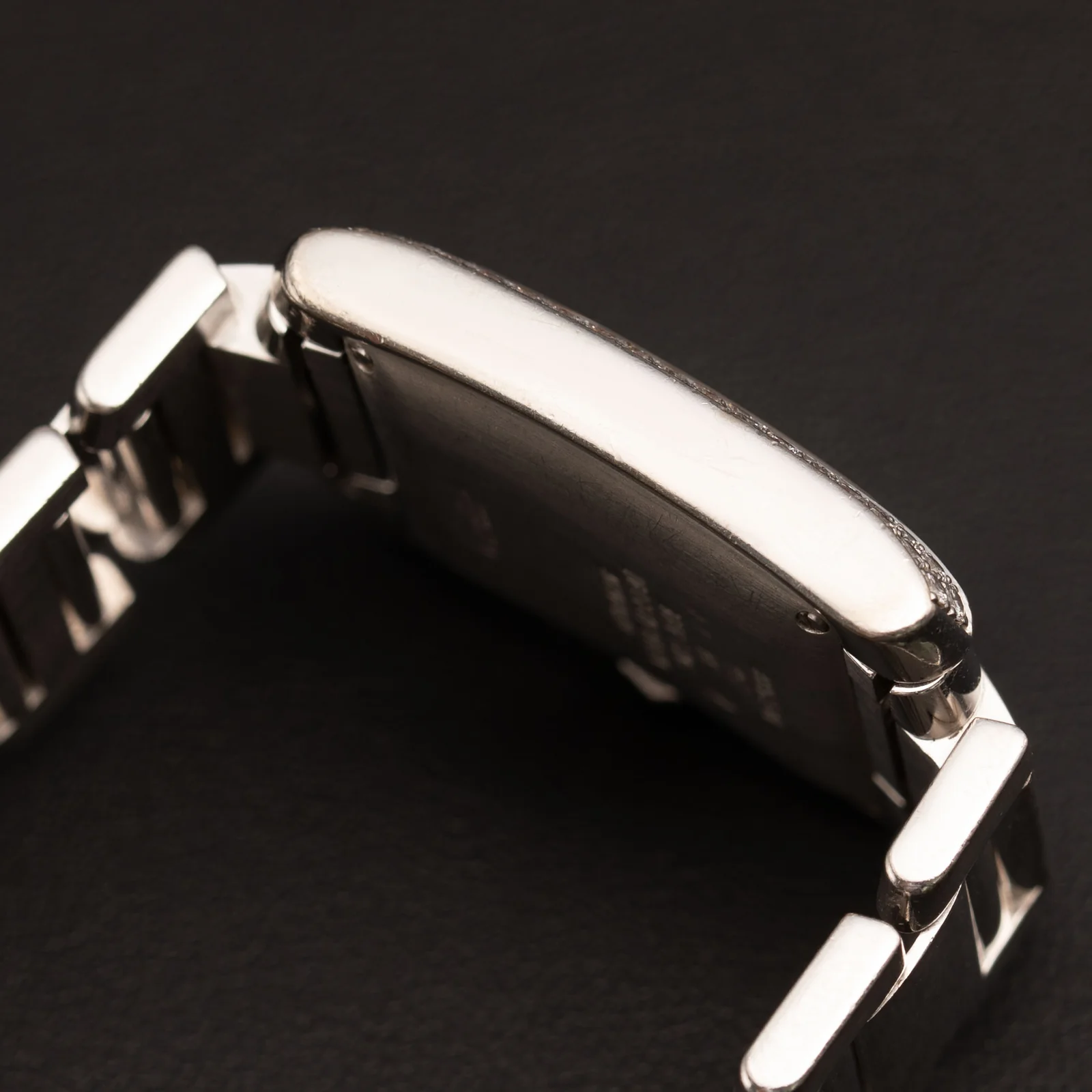 Cartier Tank Française 28mm Watch Diamond Bezel 18K White Gold 2366 - Image 5