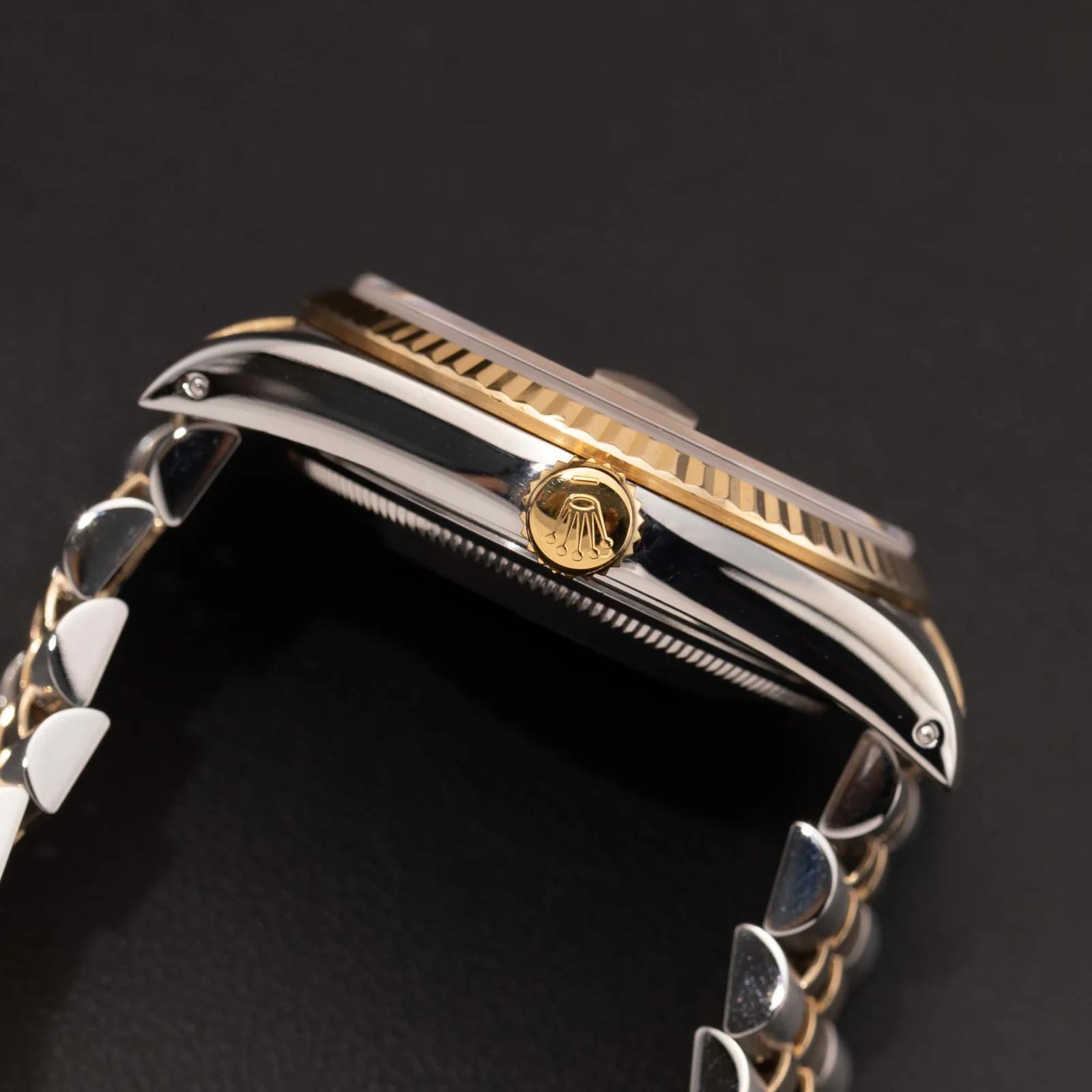 Rolex Datejust 16233 Fluted Bezel Watch 36mm Index Champagne Dial - Image 3