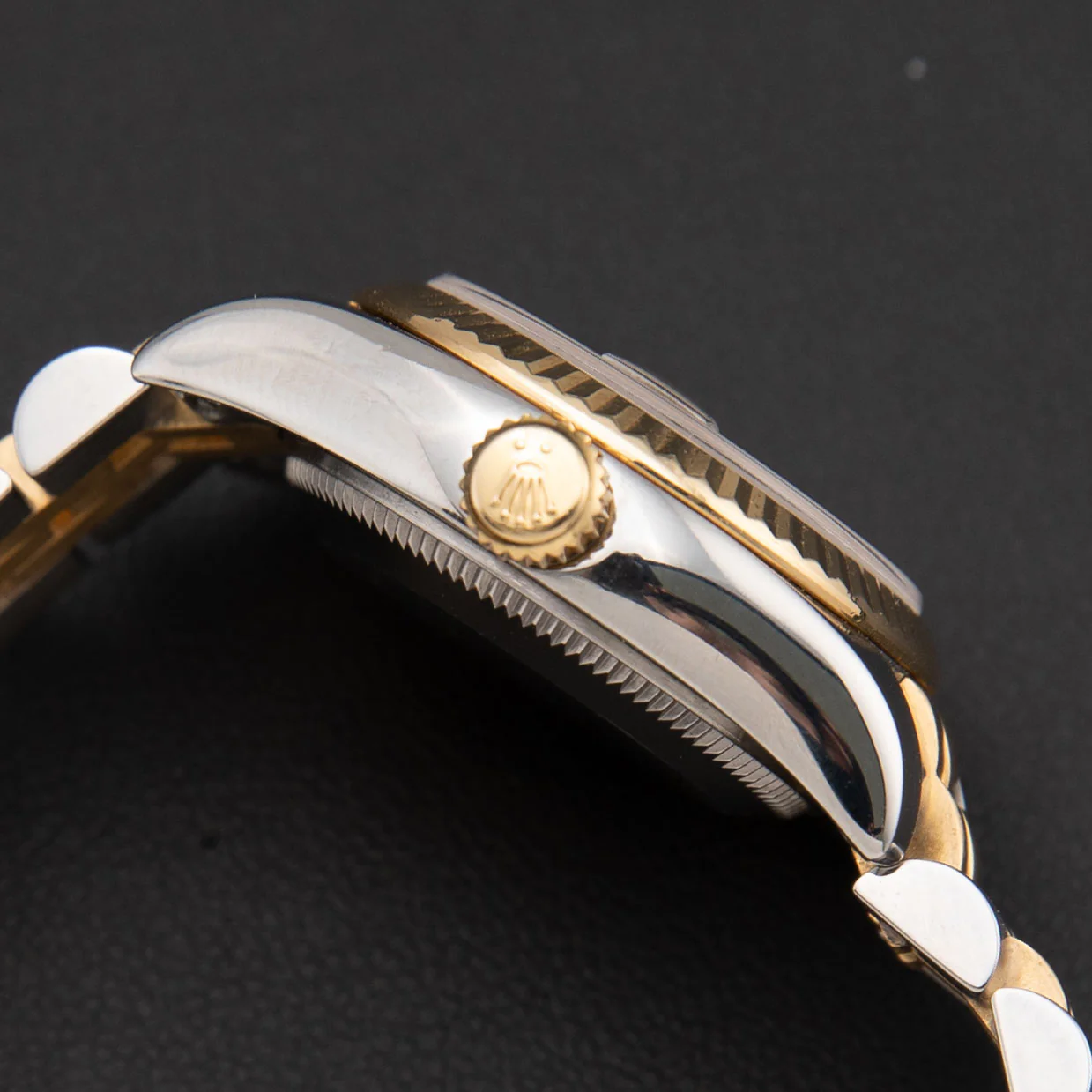 Rolex Datejust 179173 Fluted Bezel Watch 26mm Ivory Pyramid Dial - Image 3