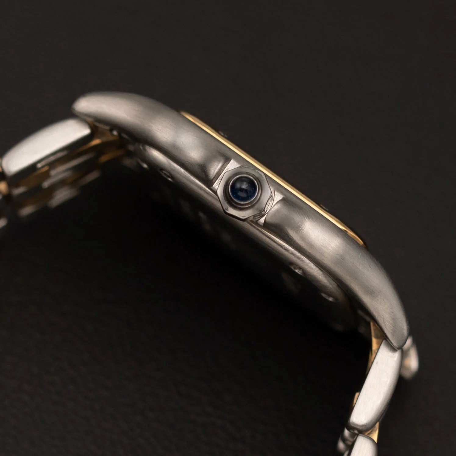 Panthere de Cartier Small Two-Row Watch 18K Gold & Steel - Image 3