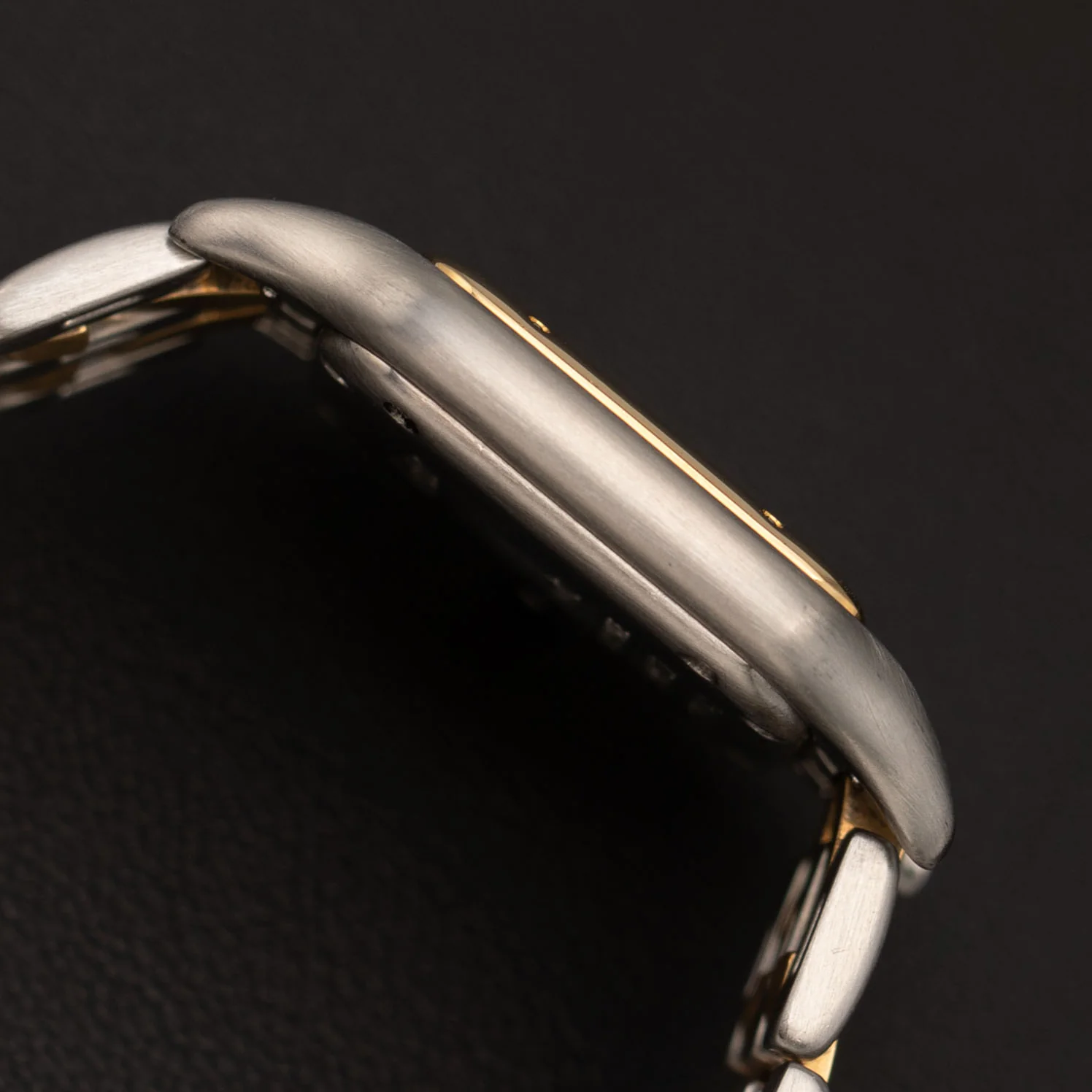 Panthere de Cartier Small Two-Row Watch 18K Gold & Steel - Image 4