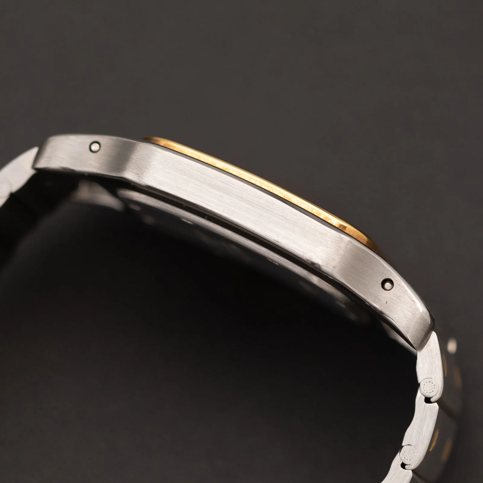 Santos de Cartier Galbée Gray Dial 29mm Gold & Stainless Steel Watch 1566 - Image 4