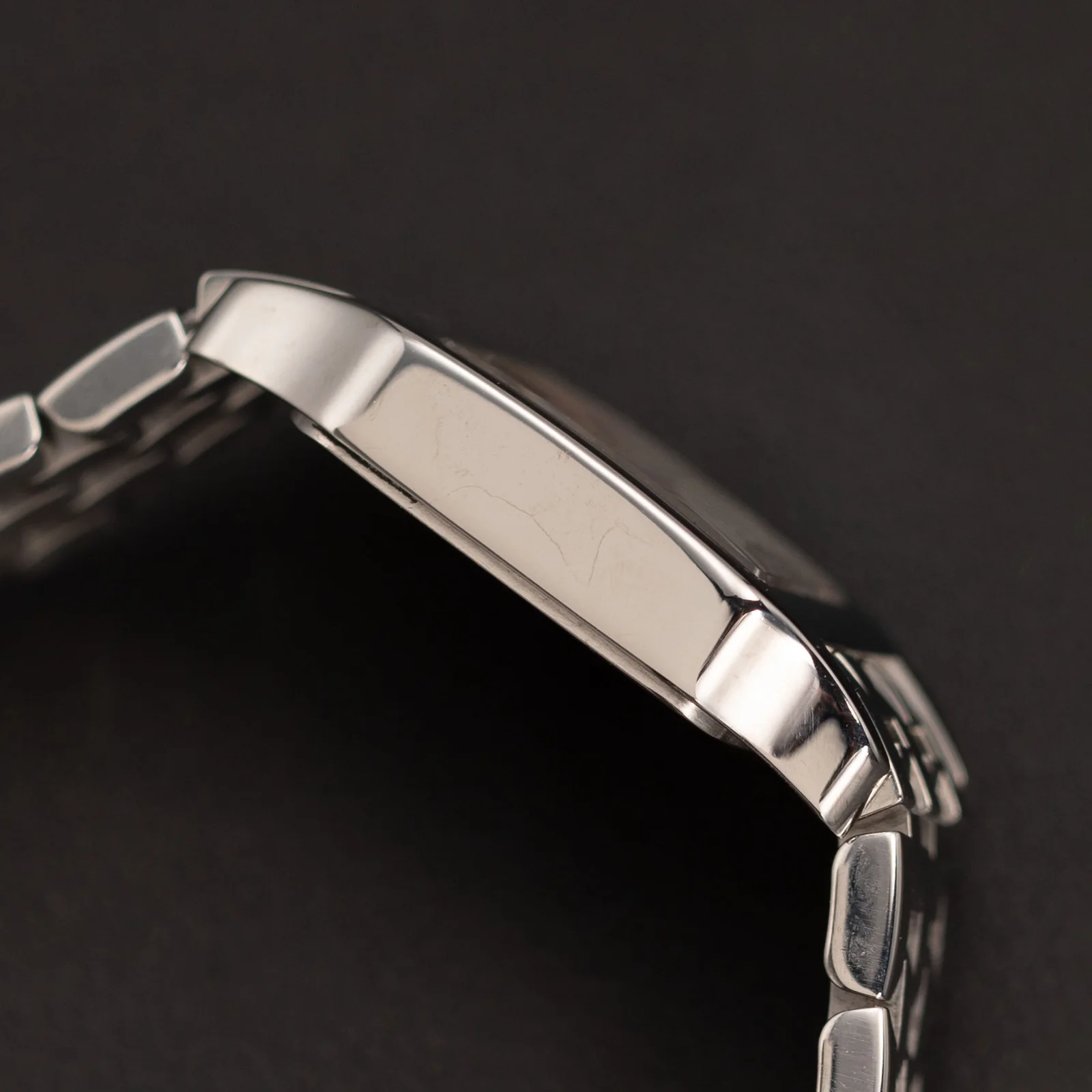 Santos de Cartier Demoiselle Mother of Pearl Small 20mm Steel Watch W25075Z5 - Image 4
