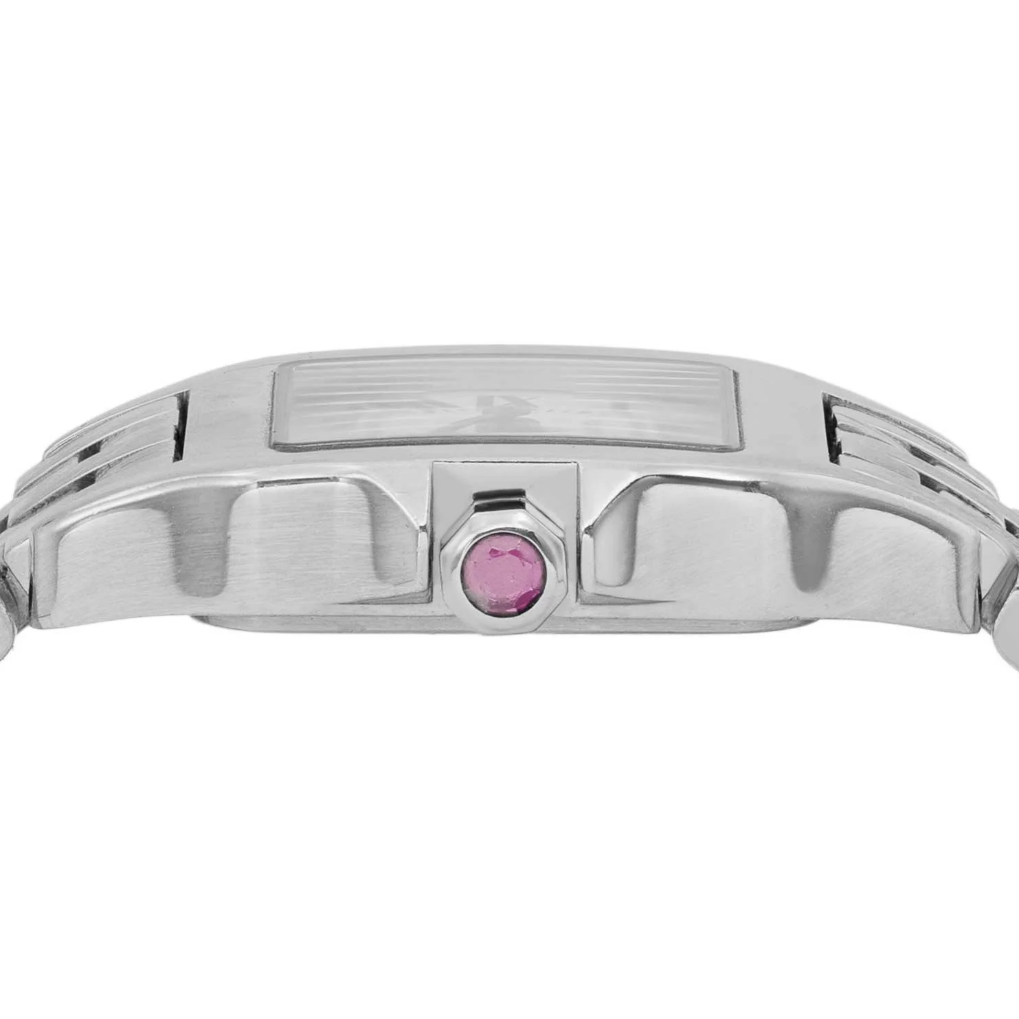 Santos de Cartier Demoiselle Mother of Pearl Small 20mm Steel Watch W25075Z6 - Image 6