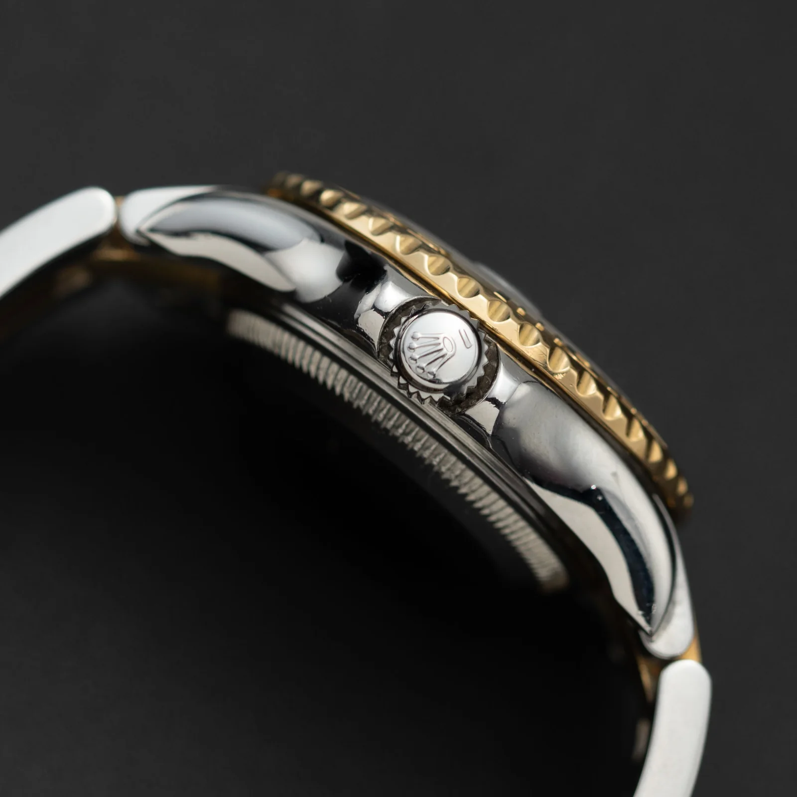 Rolex Yacht-Master 169623 18K Gold Timing Bezel Oyster Watch Blue Dial - Image 3