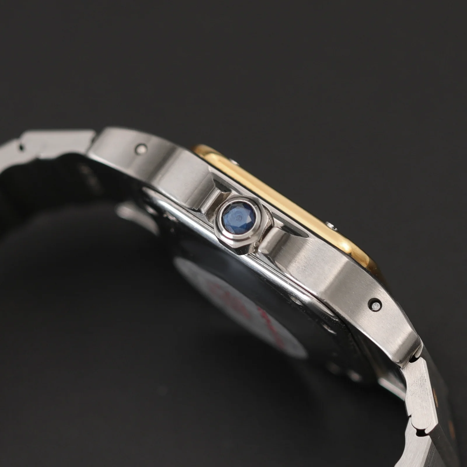 Santos de Cartier Galbée Small 24mm Gold & Stainless Steel Watch - Image 3