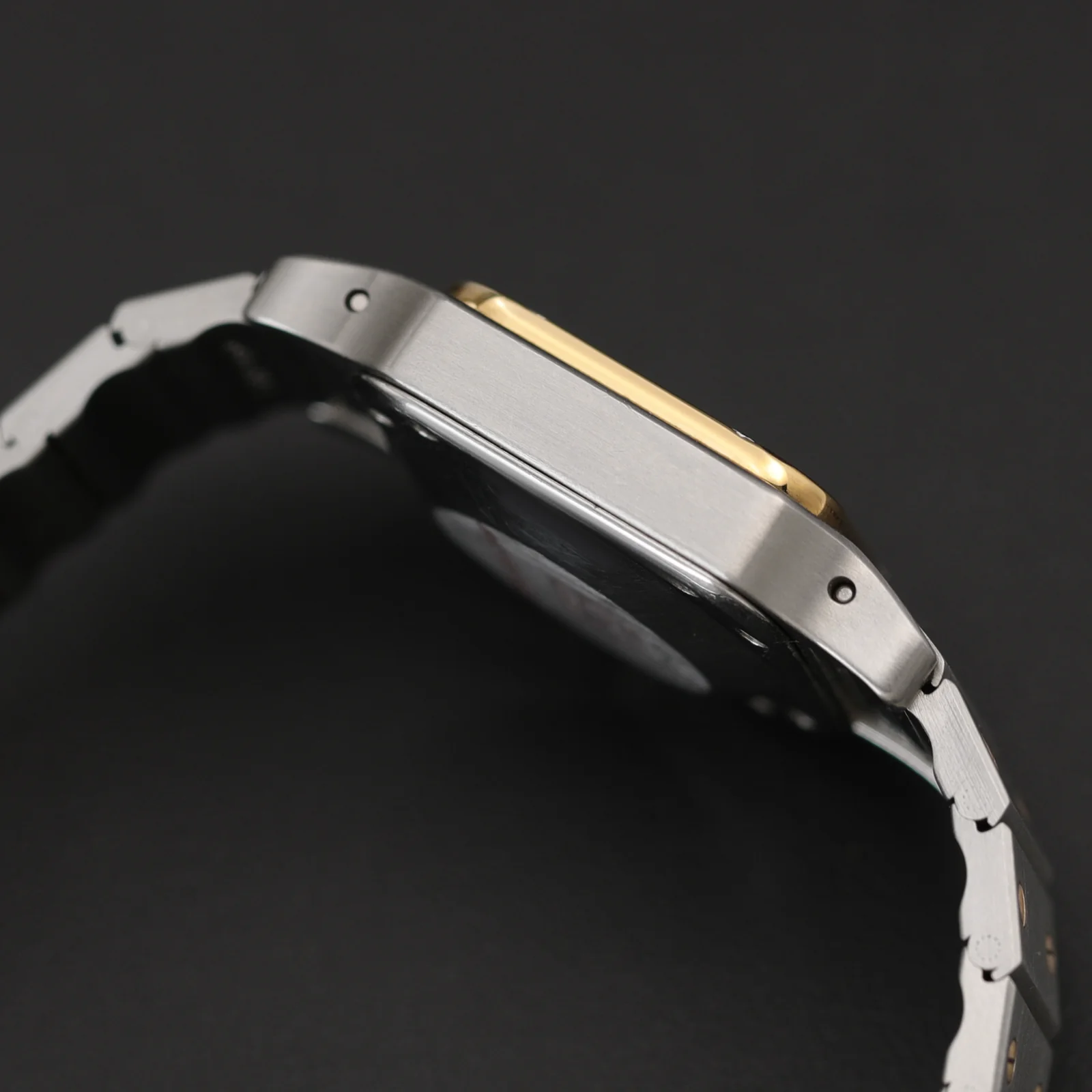 Santos de Cartier Galbée Small 24mm Gold & Stainless Steel Watch - Image 4
