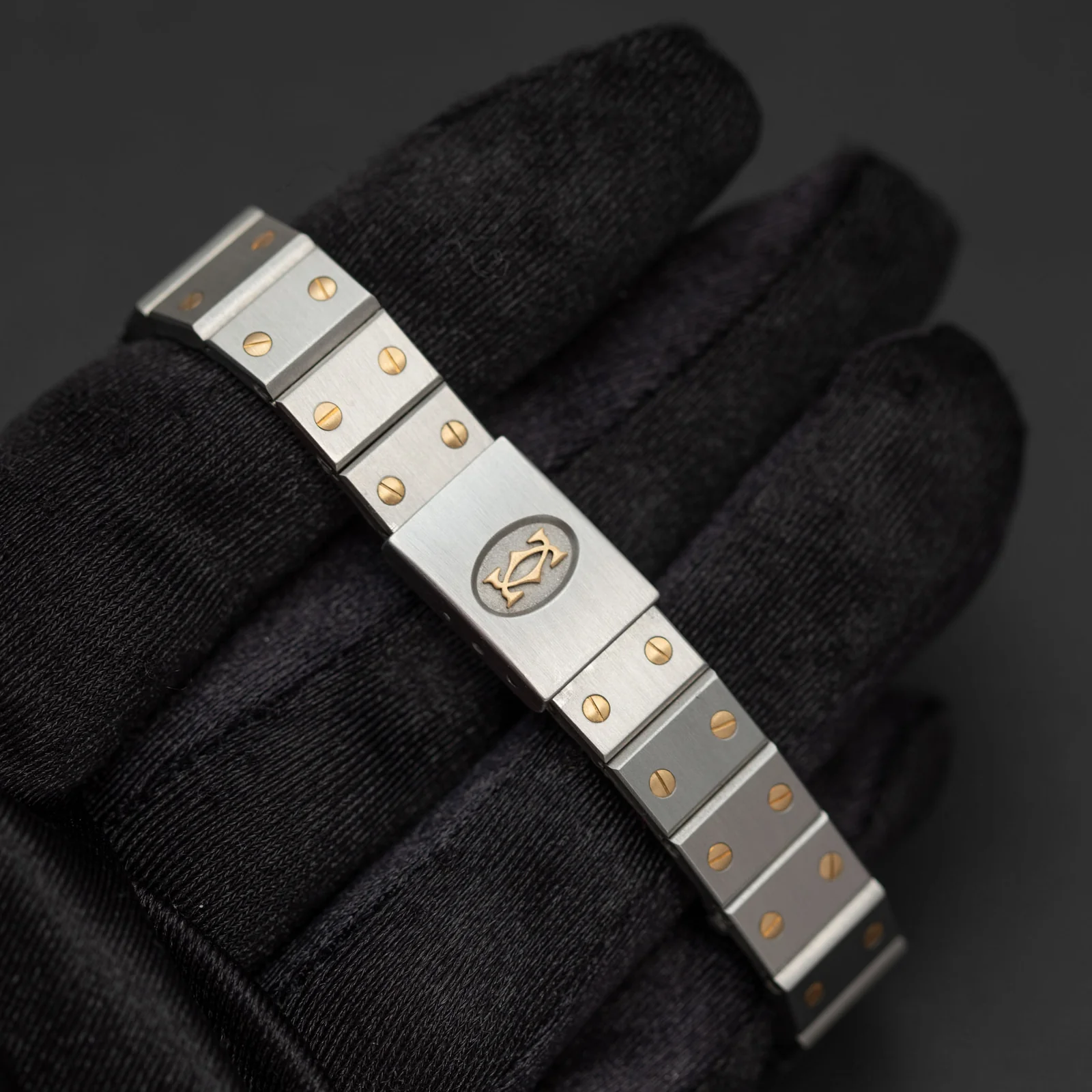 Santos de Cartier Galbée Small 24mm Gold & Stainless Steel Watch - Image 5