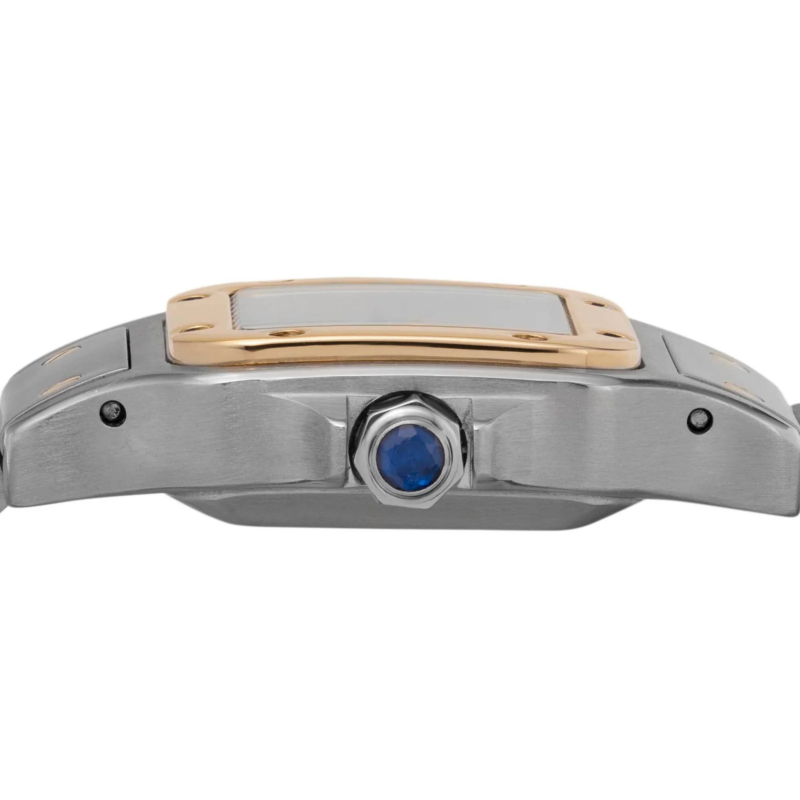 Santos de Cartier Galbée Small 24mm Gold & Stainless Steel Watch - Image 6