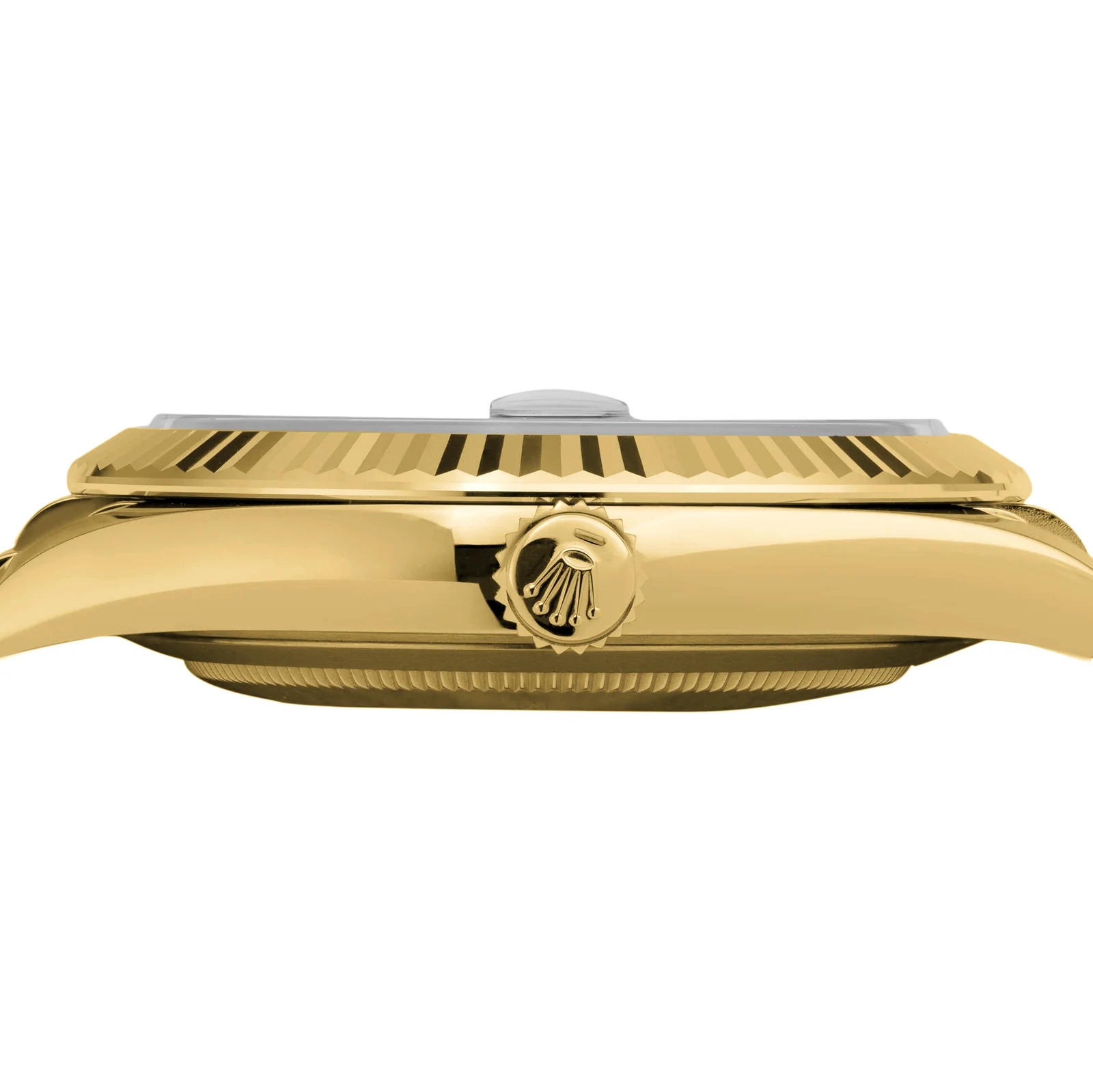Presidential Rolex Day-Date 18238 Fluted Bezel Watch 36mm Midnight Blue Dial 18K Yellow Gold - Image 6