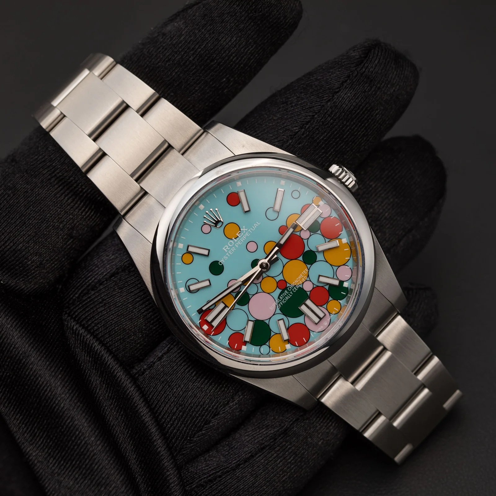 Rolex Oyster Perpetual 124300 41mm Celebration Dial Watch | New Old Stock - Image 2