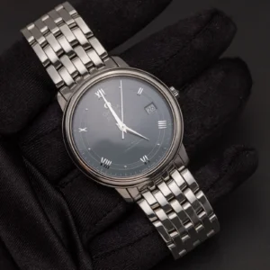 Omega De Ville Prestige Co-Axial Stainless Steel 37mm Blue Dial Watch