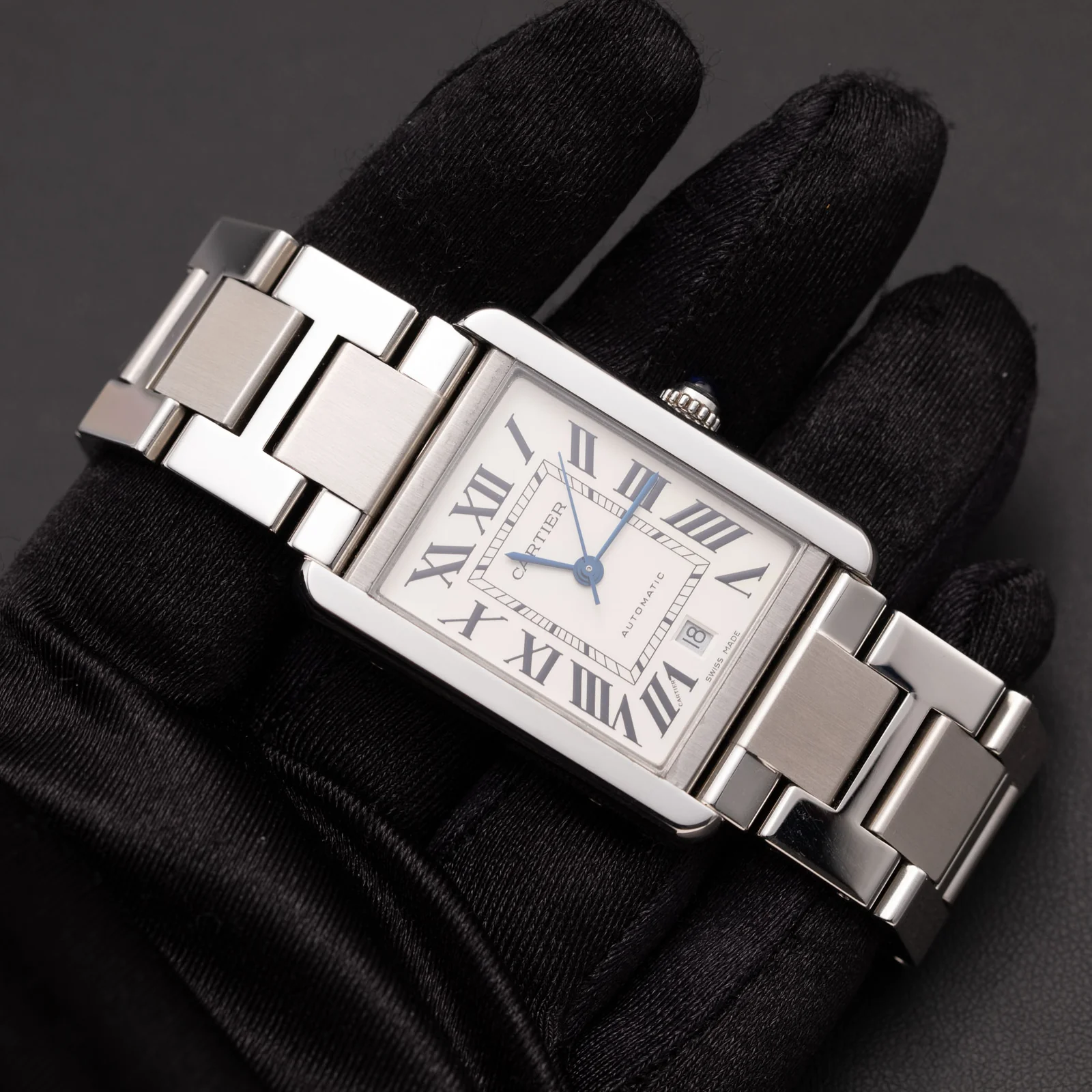 Cartier Tank Solo Watch Stainless Steel - Image 2