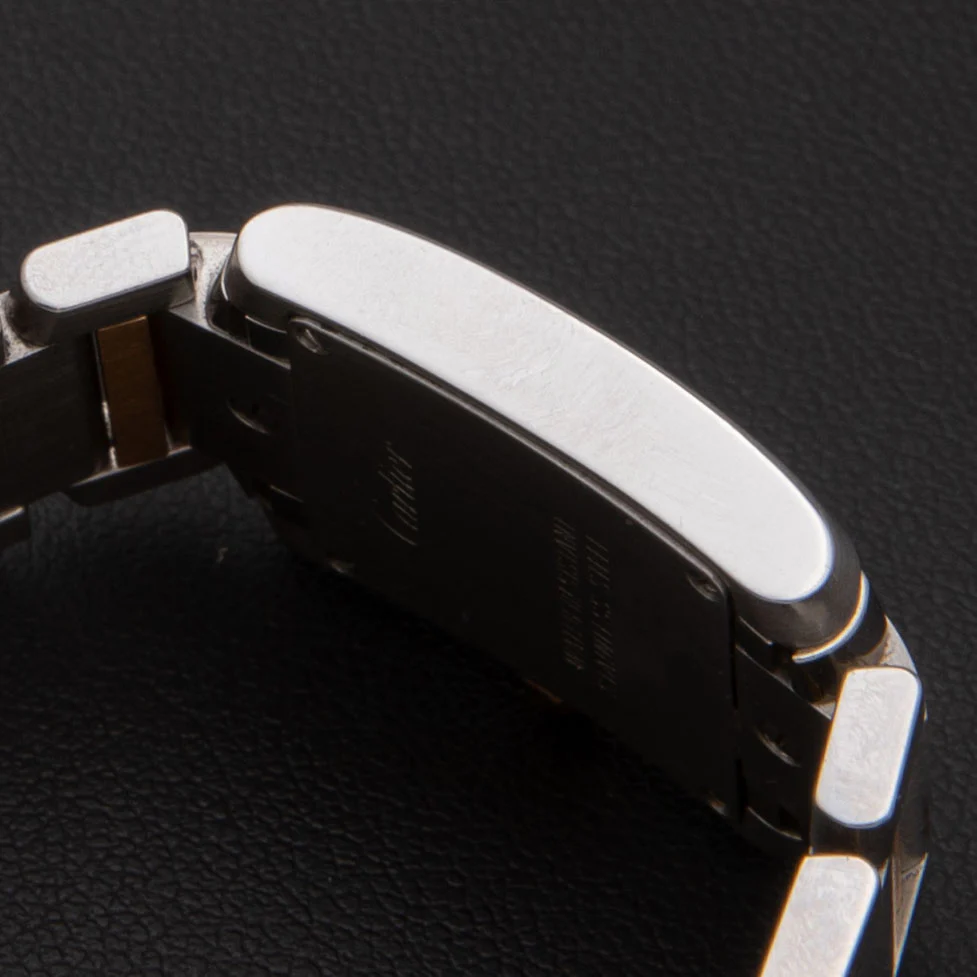 Cartier Tank Française 20mm Mother of Pearl Watch 18K Gold & Steel W51027Q4 - Image 4
