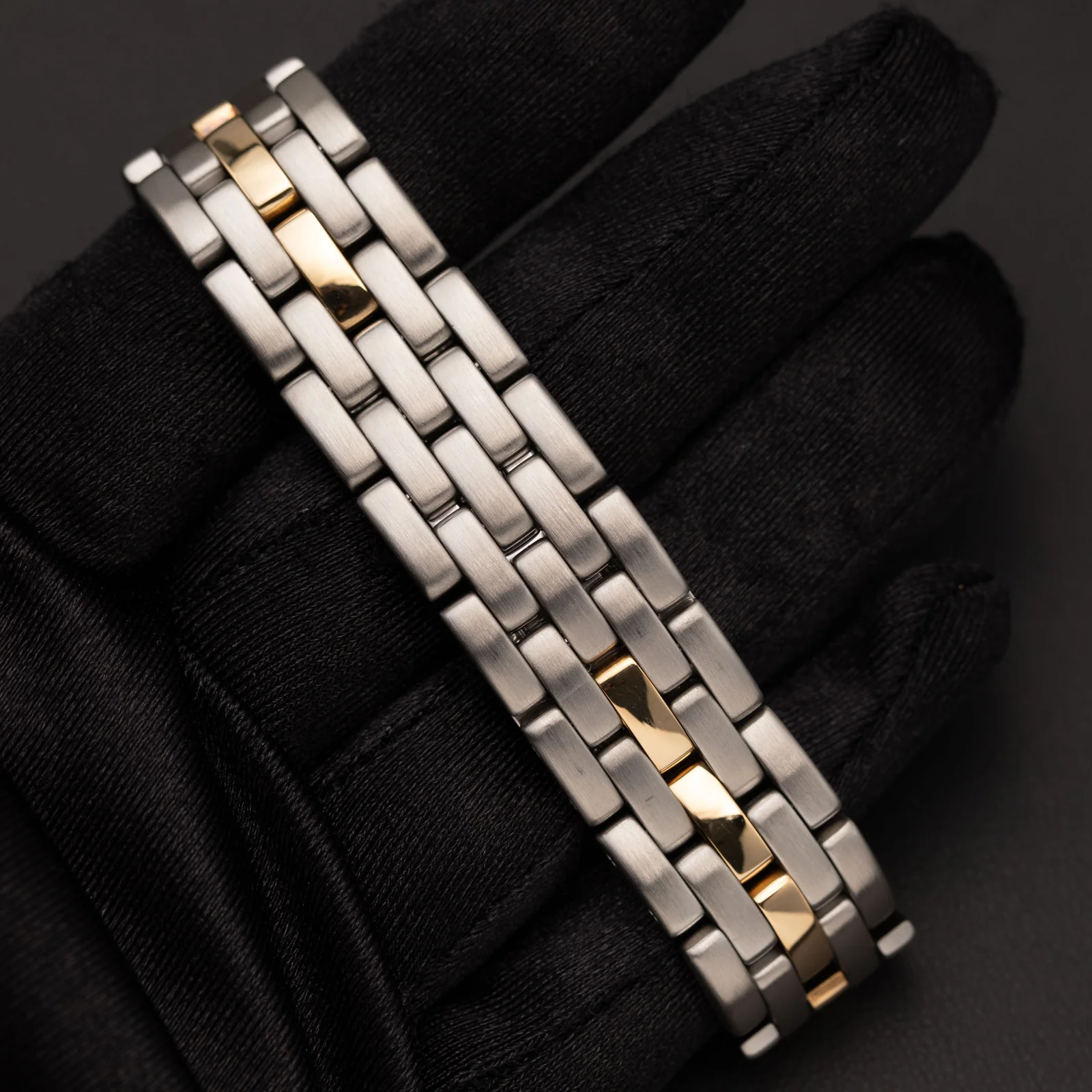 Panthere de Cartier Jumbo One-Row Watch 18K Gold & Steel 187957 - Image 5