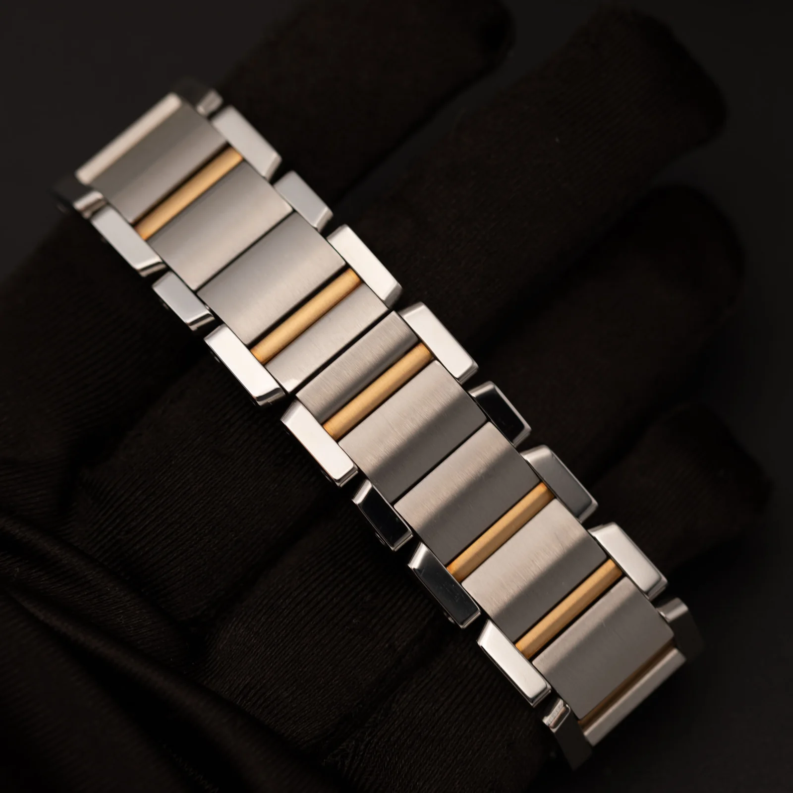 Cartier Tank Française Watch 18K Yellow Gold & Steel 2302 - Image 5