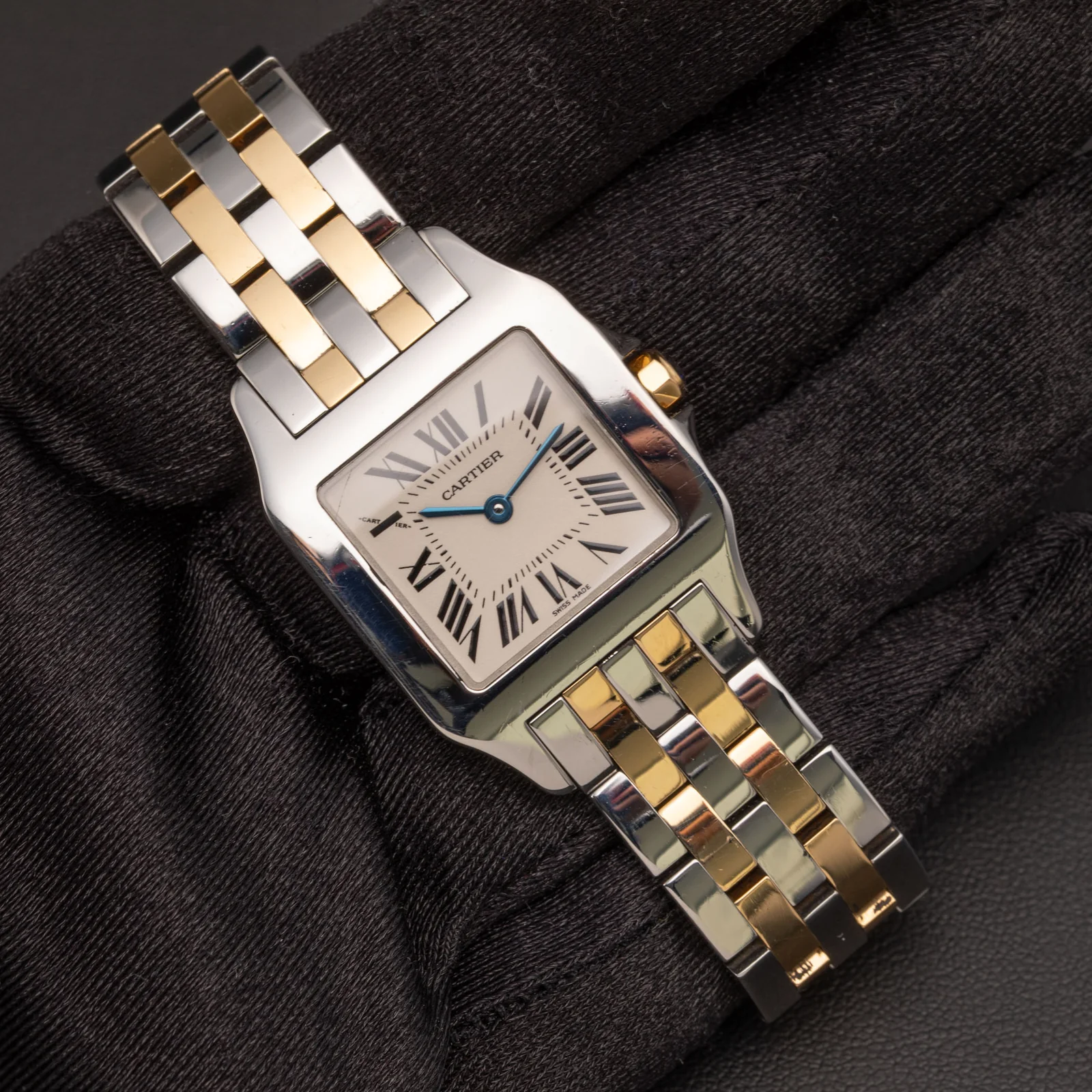 Santos de Cartier Demoiselle 26mm 18K Gold & Steel Watch 2701 - Image 2