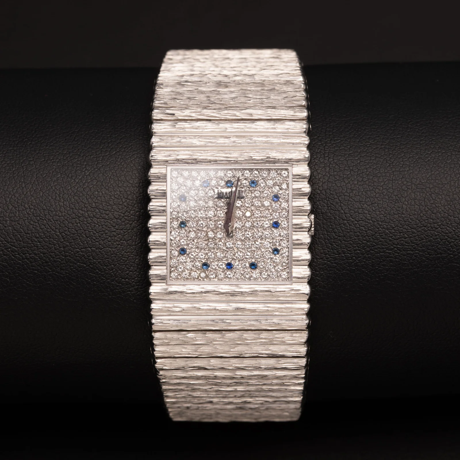 Piaget Vintage Emperador 9131 C 516 Diamond Dial Watch 18K Gold - Image 6