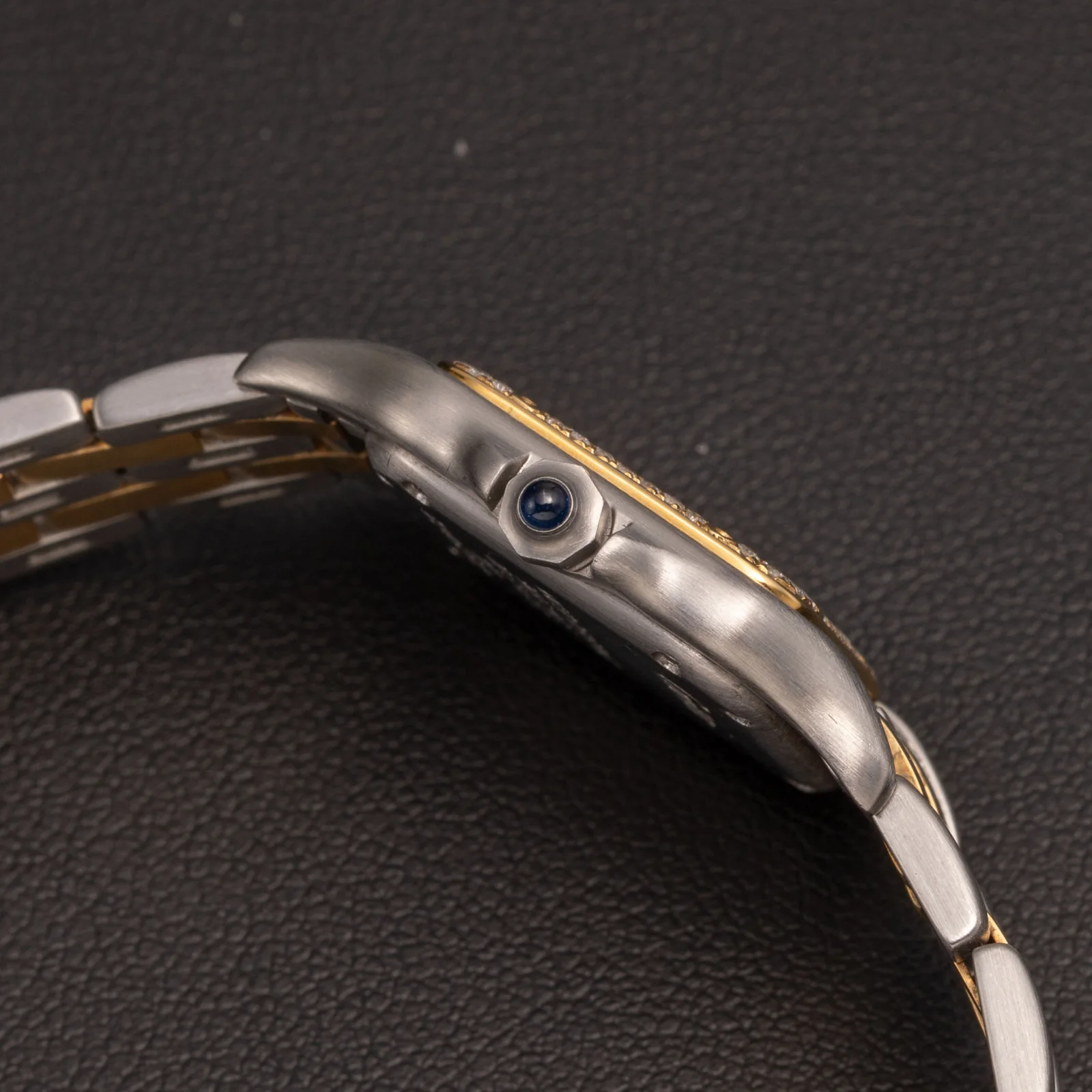 Panthere de Cartier Small Two-Row Watch 18K Gold & Stainless Steel 1120 - Image 3