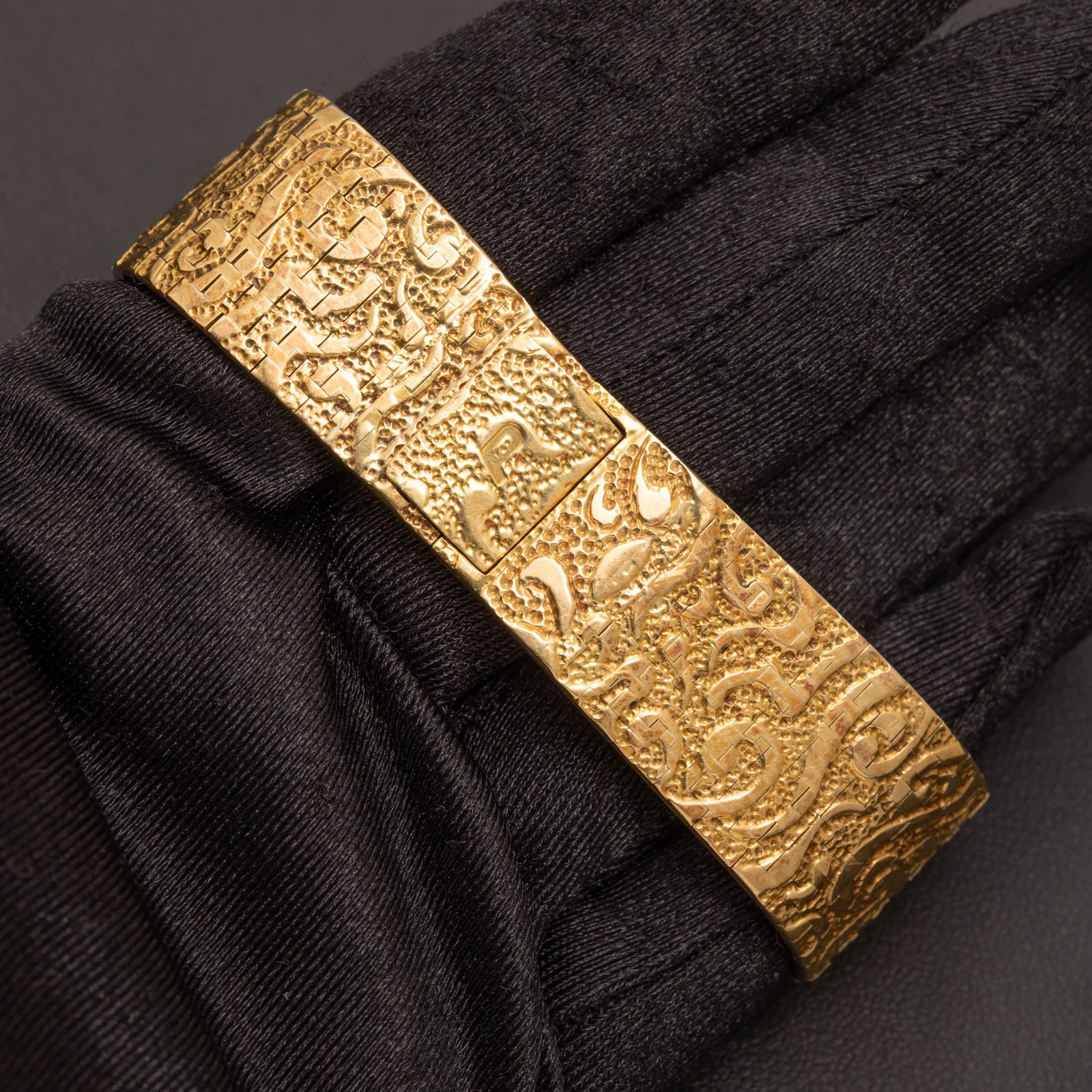 Piaget Vintage 9775 30mm Diamond Watch "Masha Allah" Engraved Bracelet - Image 5