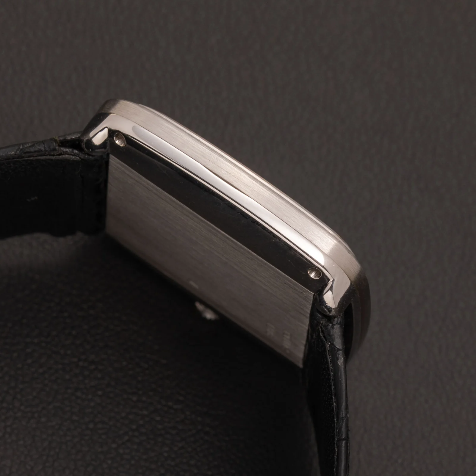 Piaget 9771 Vintage 18K White Gold Watch Onyx Dial - Image 4