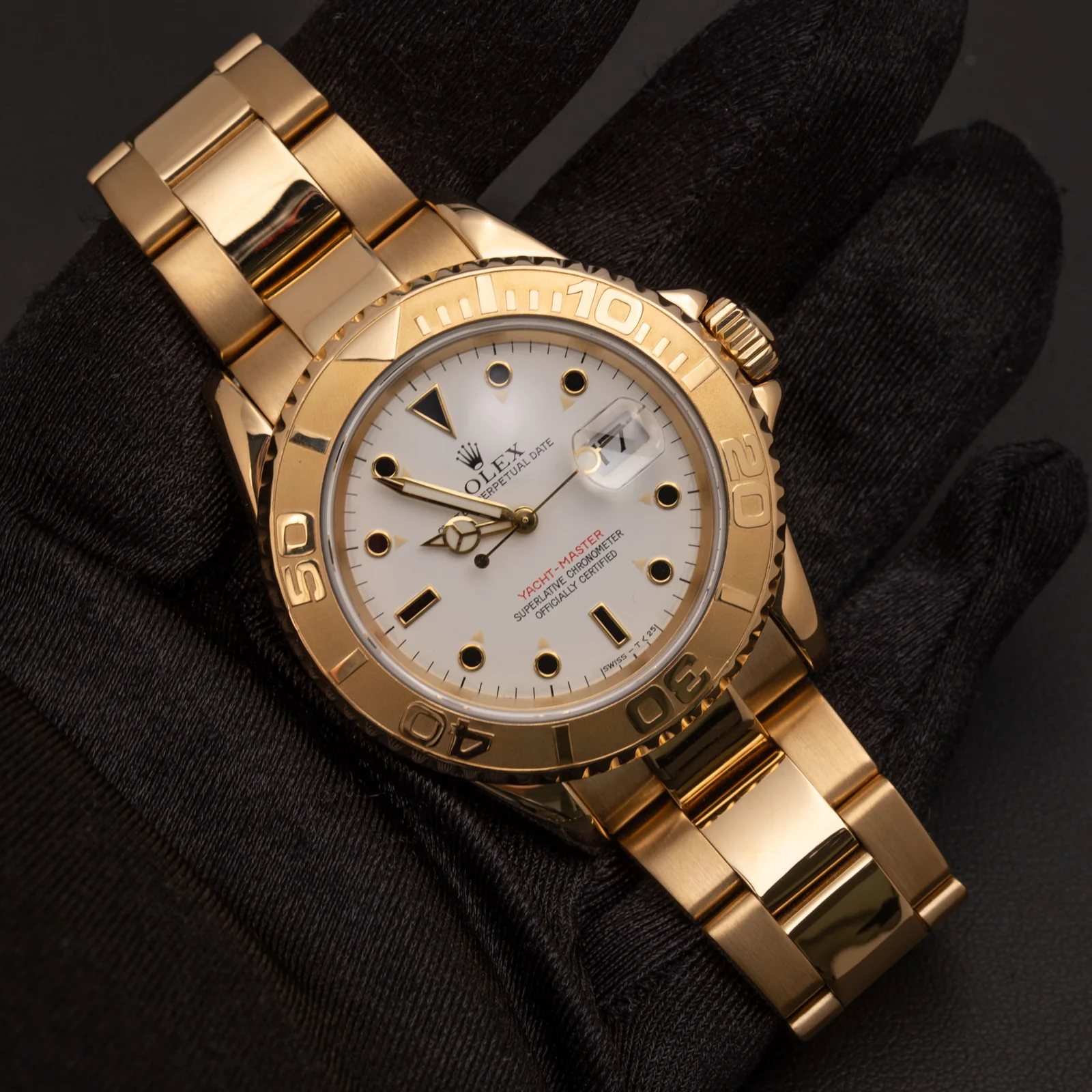 Rolex Yacht-Master 16628 Timing Bezel 40mm 18K Yellow Gold Watch - Image 2
