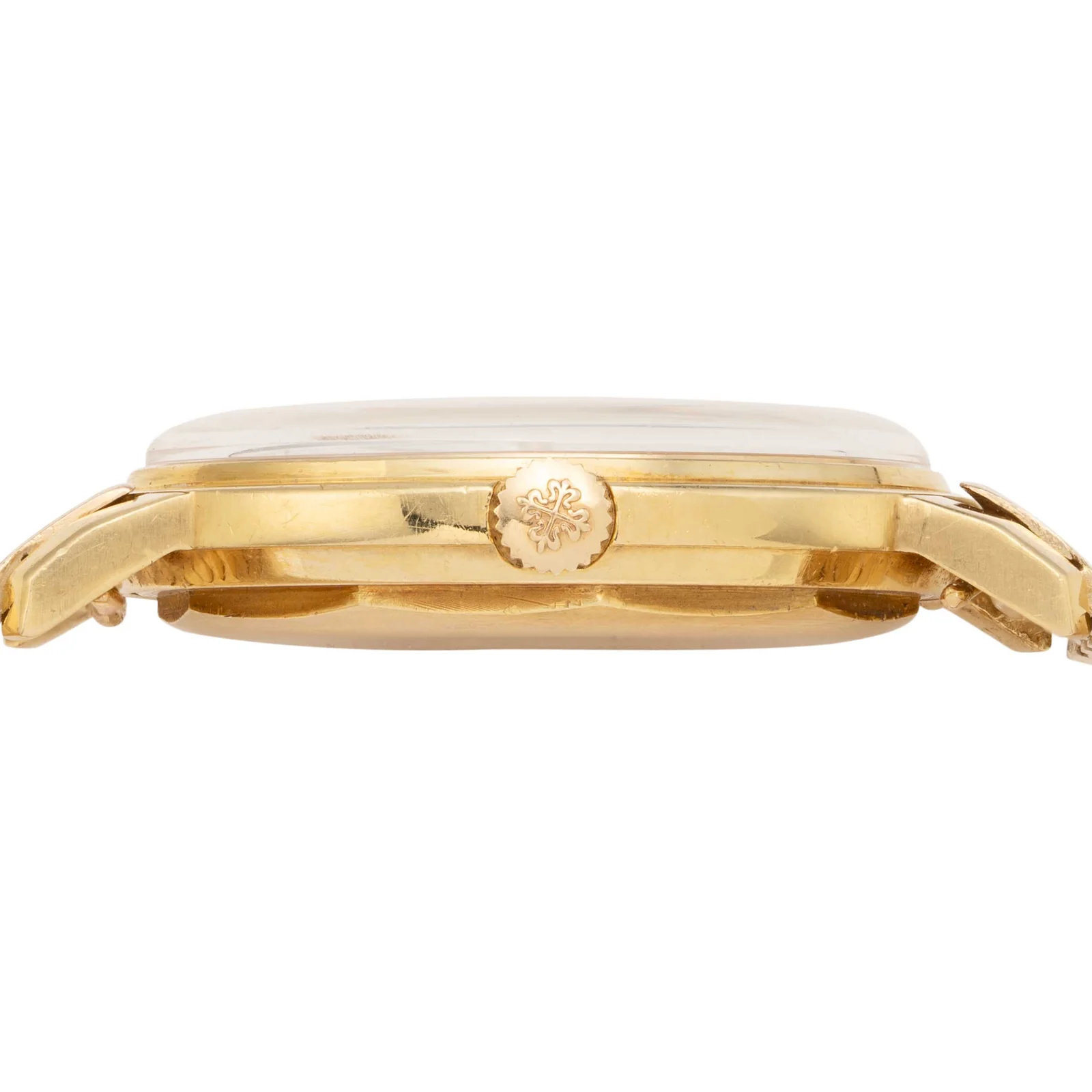 Patek Philippe Calatrava Leather Bracelet 18K Yellow Gold Watch - Image 6