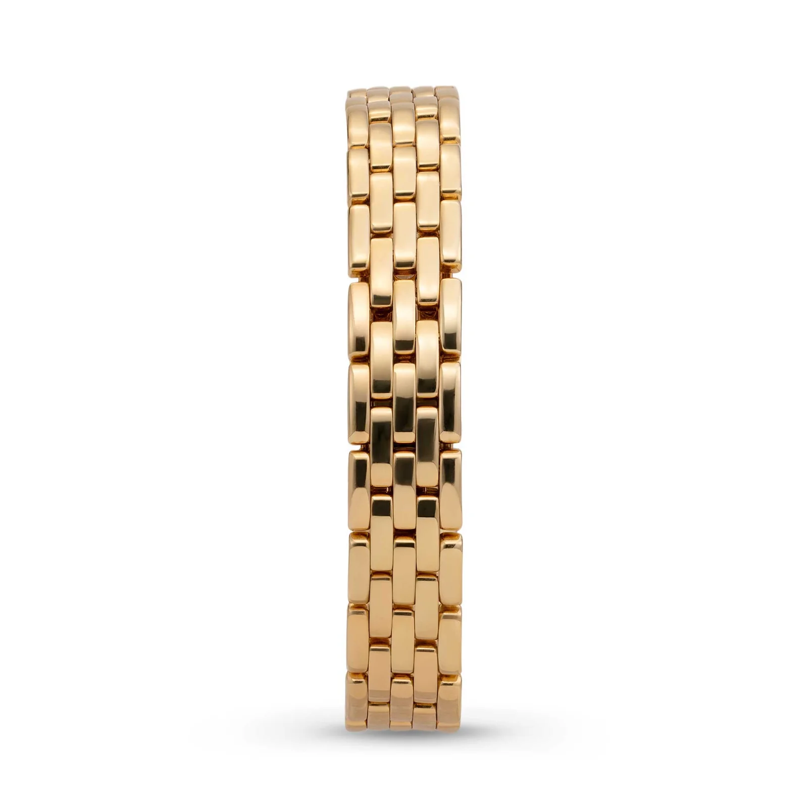 Panthere de Cartier Small 22mm Watch 18K Yellow Gold Snowflake Obsidian Stone Dial - Image 7
