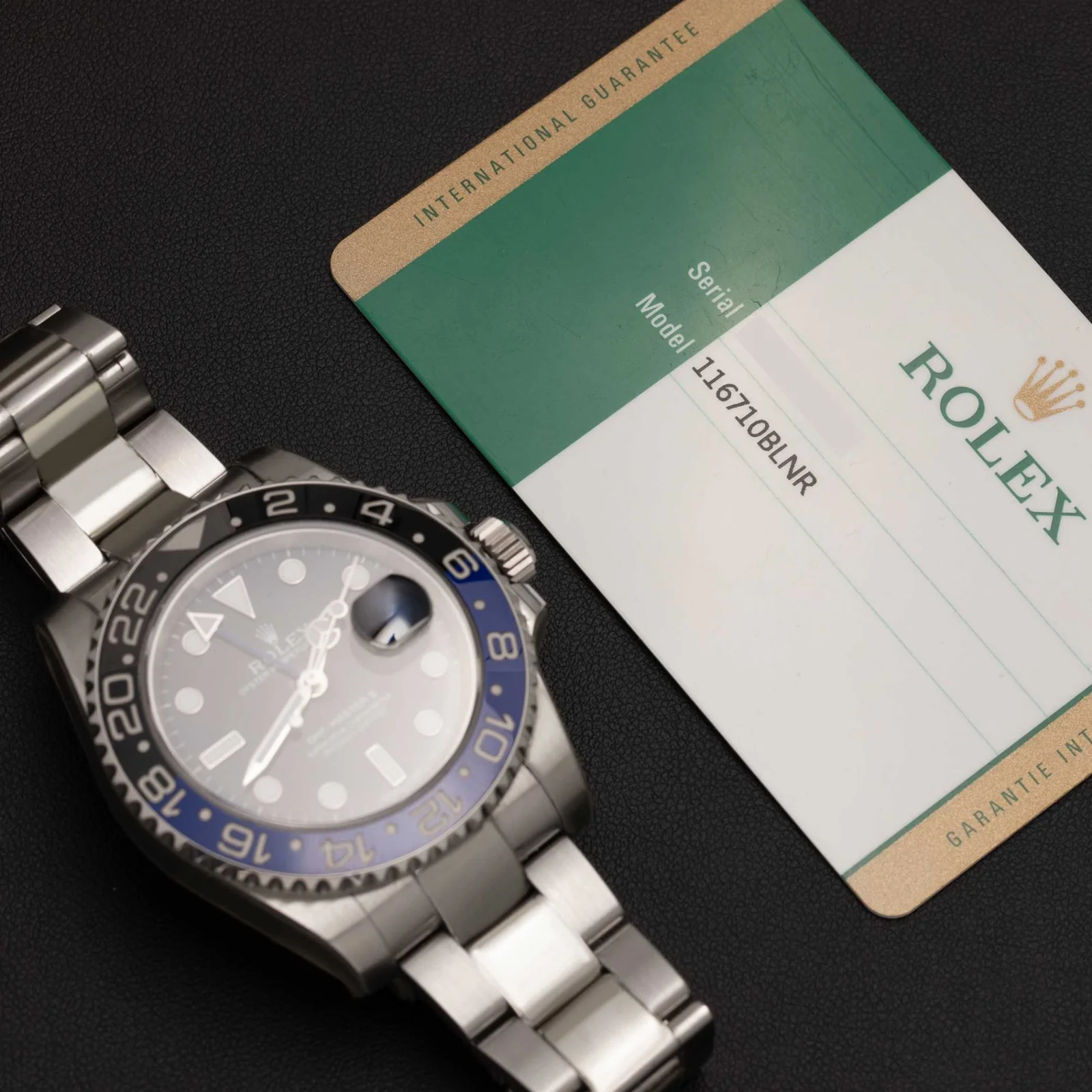 Rolex GMT-Master II Watch 40mm "Batman" 116710BLNR Black Dial - Image 8