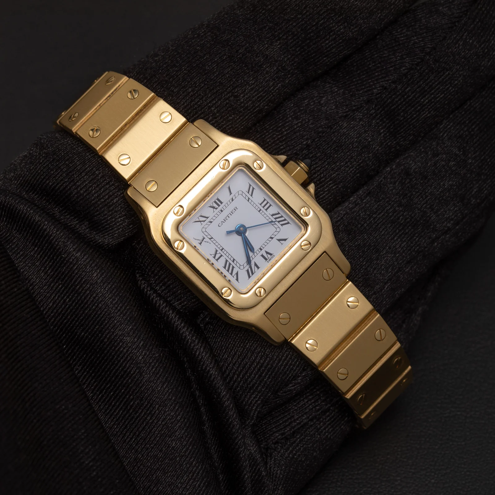 Cartier Santos Carrée 24mm 18K Yellow Gold Watch 0901 - Image 2