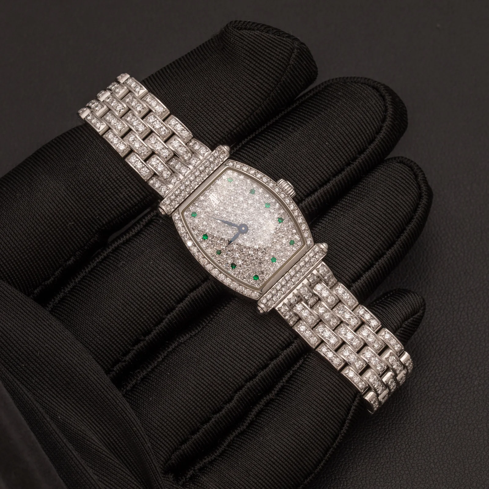 Audemars Piguet Carnegie Pavé Diamond 20mm Watch 18K White Gold - Image 2