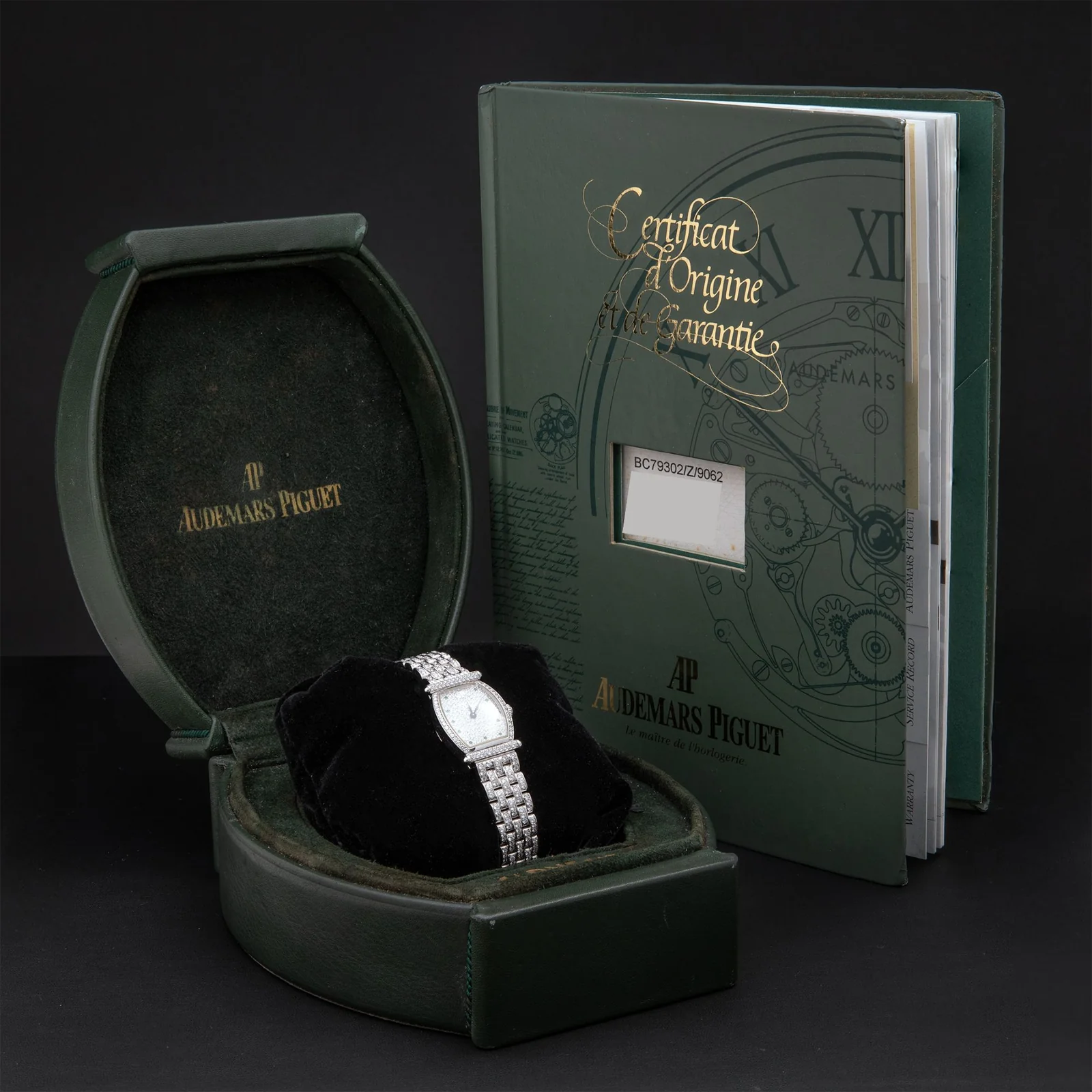 Audemars Piguet Carnegie Pavé Diamond 20mm Watch 18K White Gold - Image 6