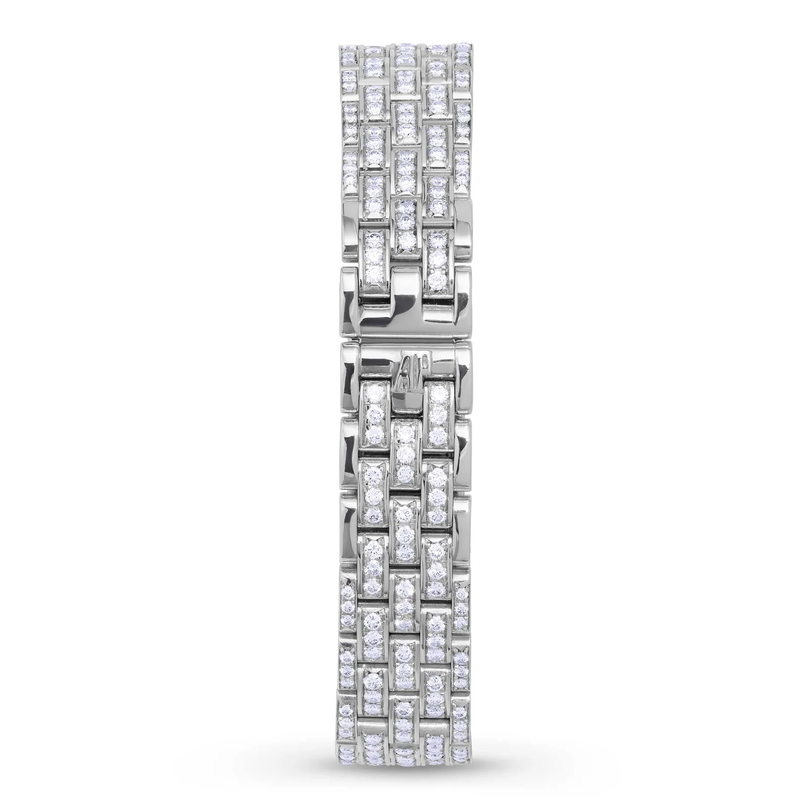 Audemars Piguet Carnegie Pavé Diamond 20mm Watch 18K White Gold - Image 8