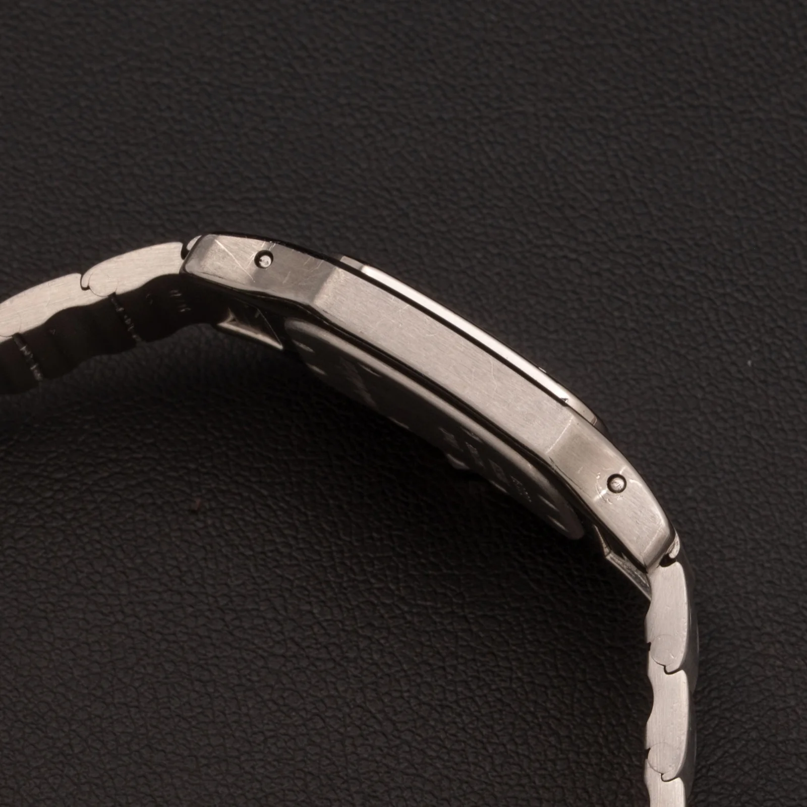 Santos de Cartier Galbée Small 24mm Cream Dial Steel Watch 9057 - Image 4