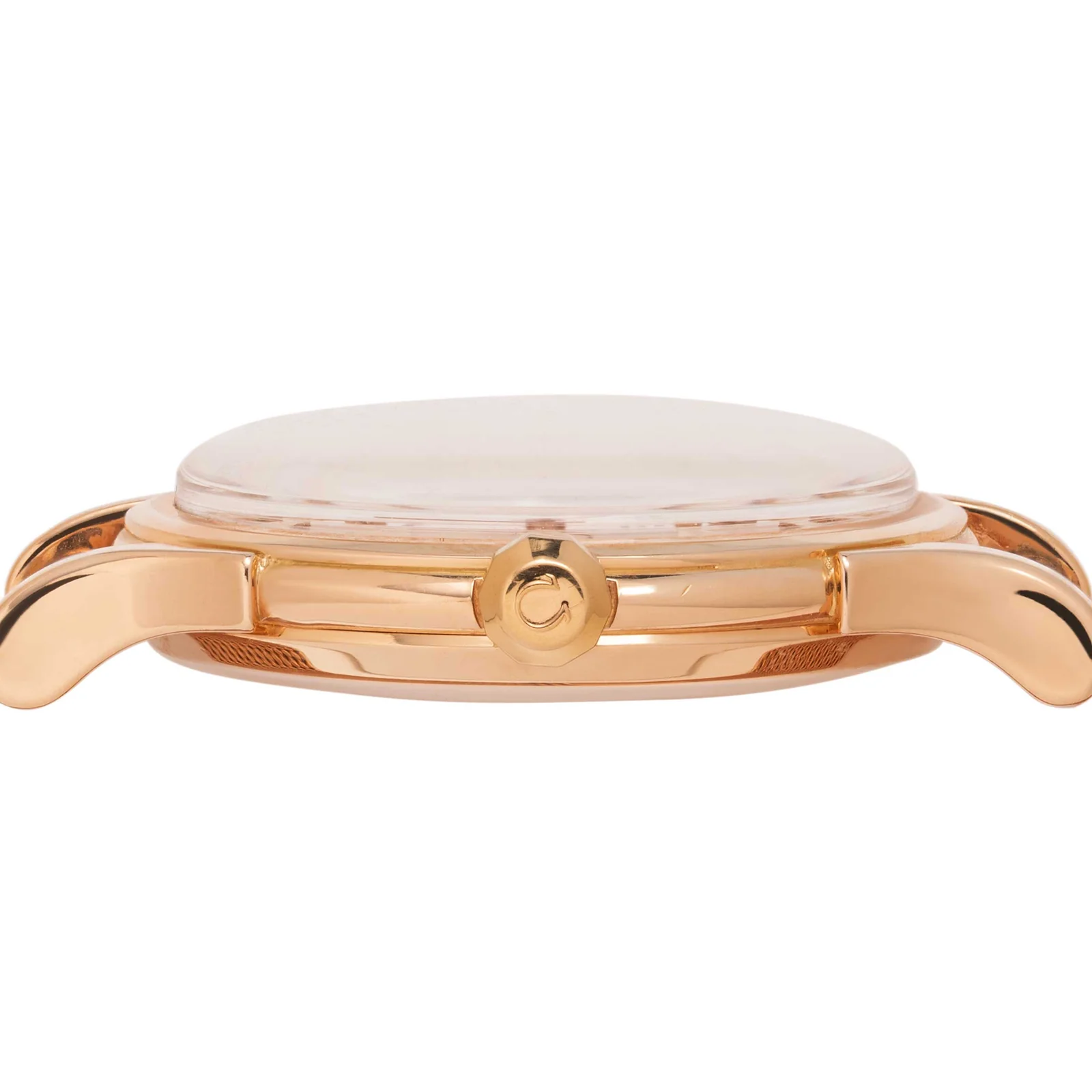 Omega Constellation Vintage 34mm 18K Rose Gold Watch Pie-Pan Champagne Dial - Image 6