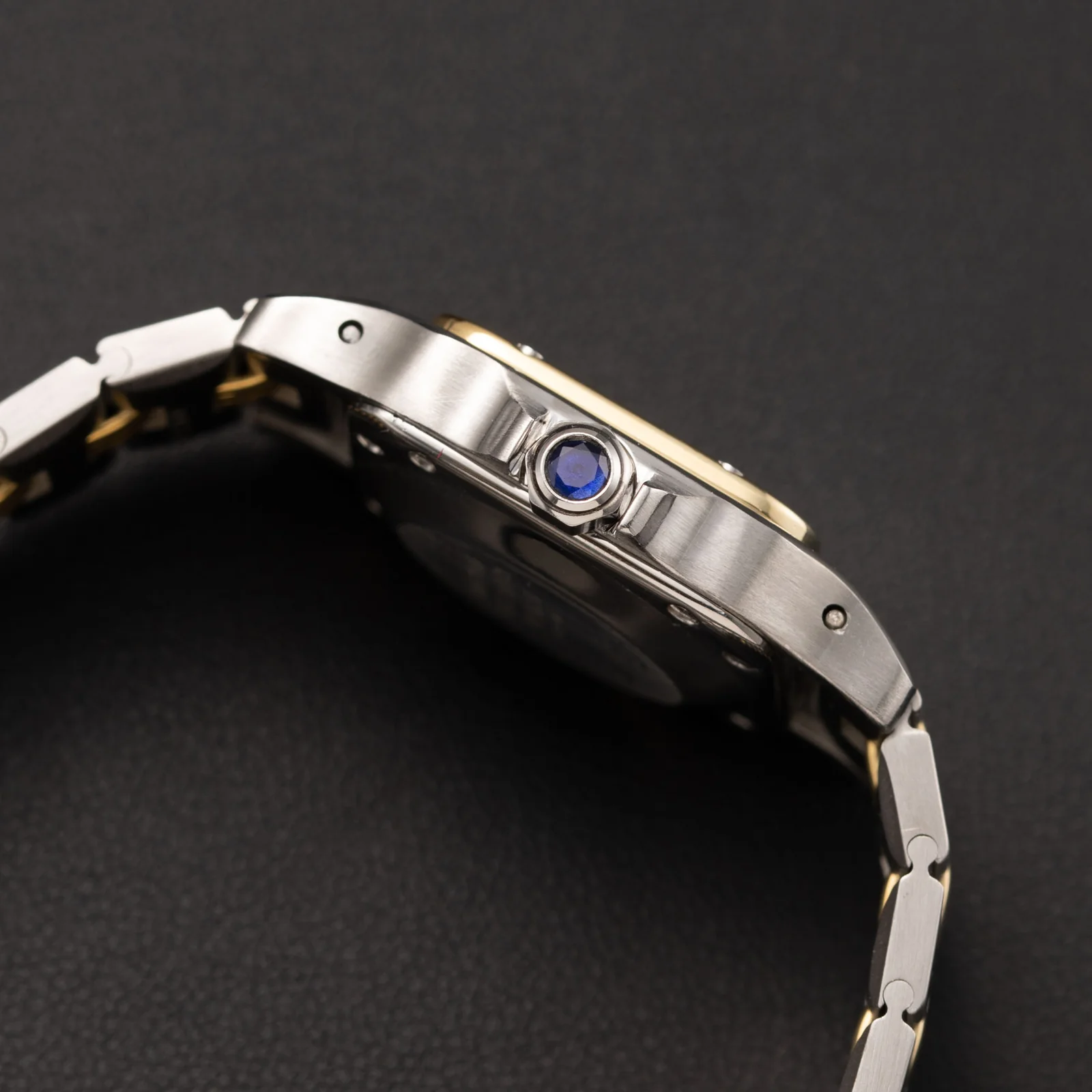 Cartier Santos Carrée 24mm 18K Gold & Steel Watch 0902 - Image 3