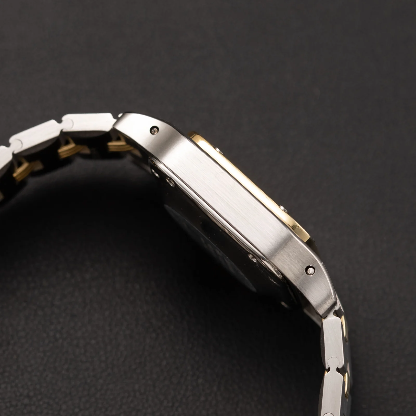 Cartier Santos Carrée 24mm 18K Gold & Steel Watch 0902 - Image 4