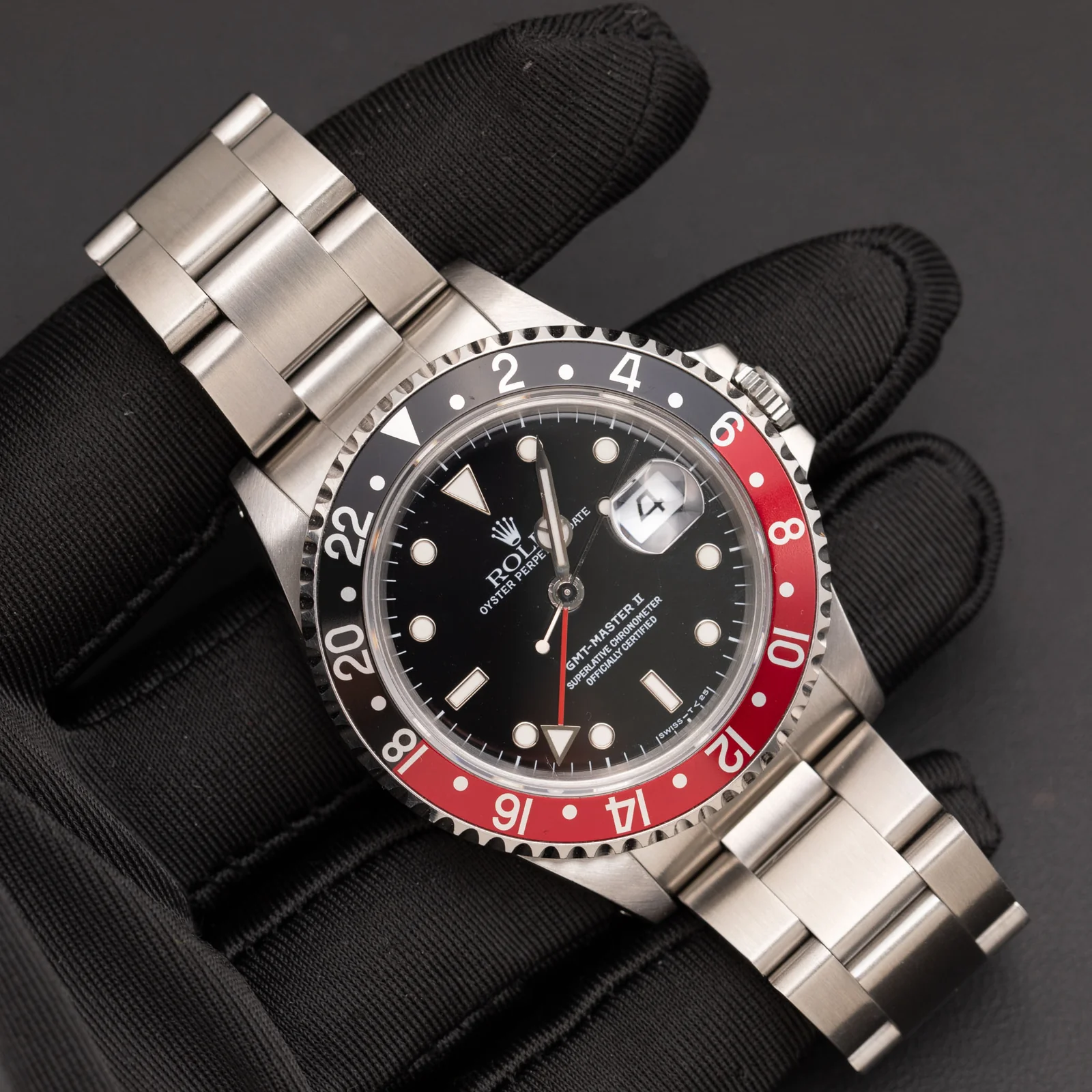Rolex GMT-Master II 40mm "Coke" 16710 Black Dial Watch - Image 2