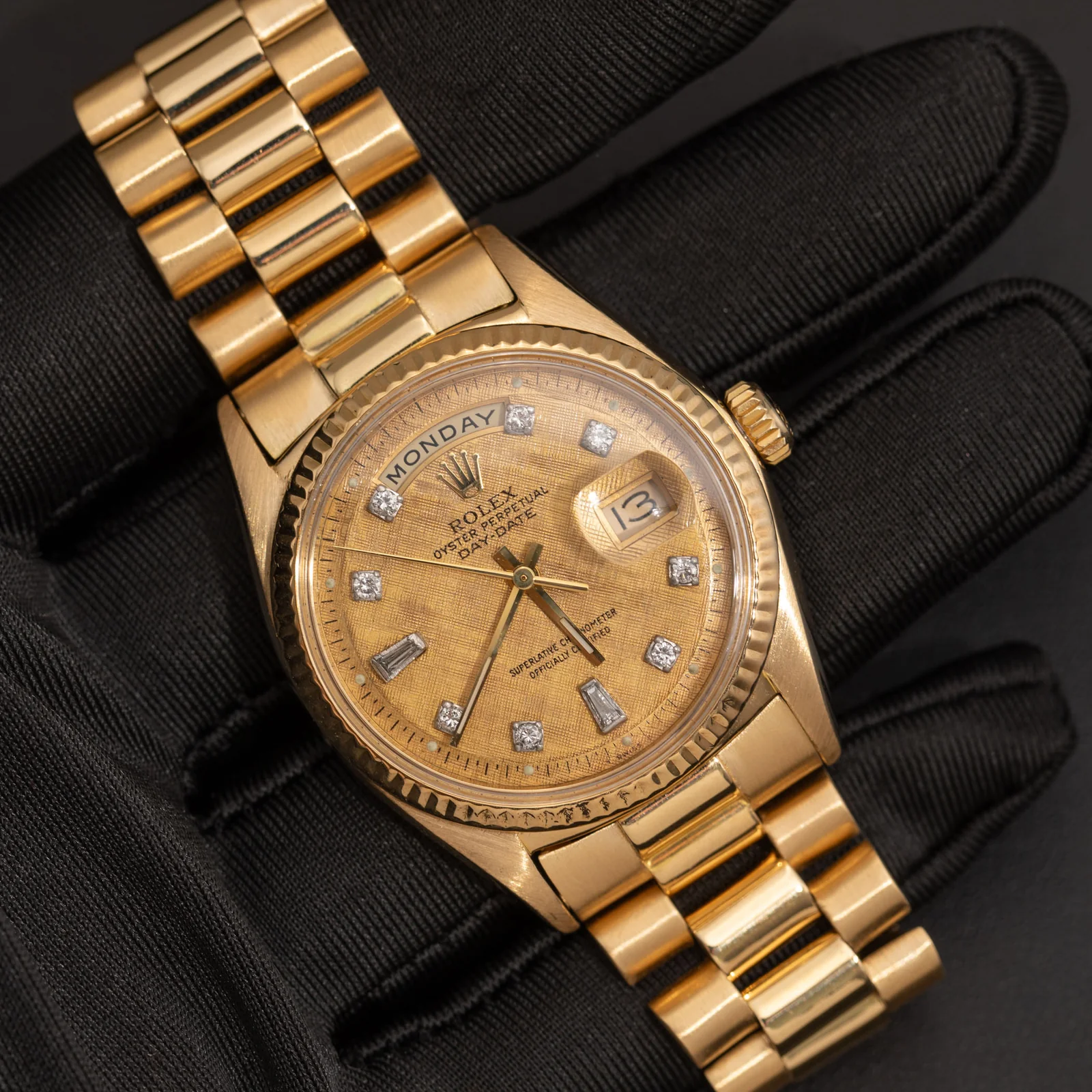Presidential Rolex Day-Date 1803 Watch 36mm Champagne Dial 18K Yellow Gold - Image 2