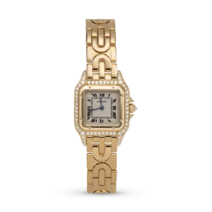 Panthere de Cartier Small 22mm Art Deco Watch 18K Yellow Gold 1280