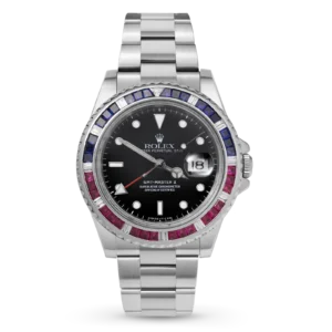 Rolex GMT-Master II 16710 Watch 40mm SARU Bezel