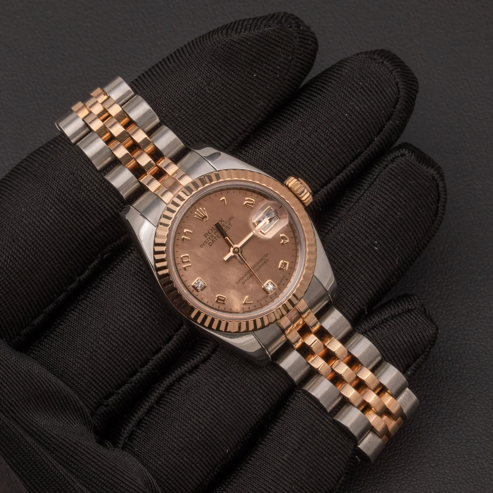 Rolex Datejust 179171 Fluted Bezel Watch 26mm Mother of Pearl Dial - Image 2