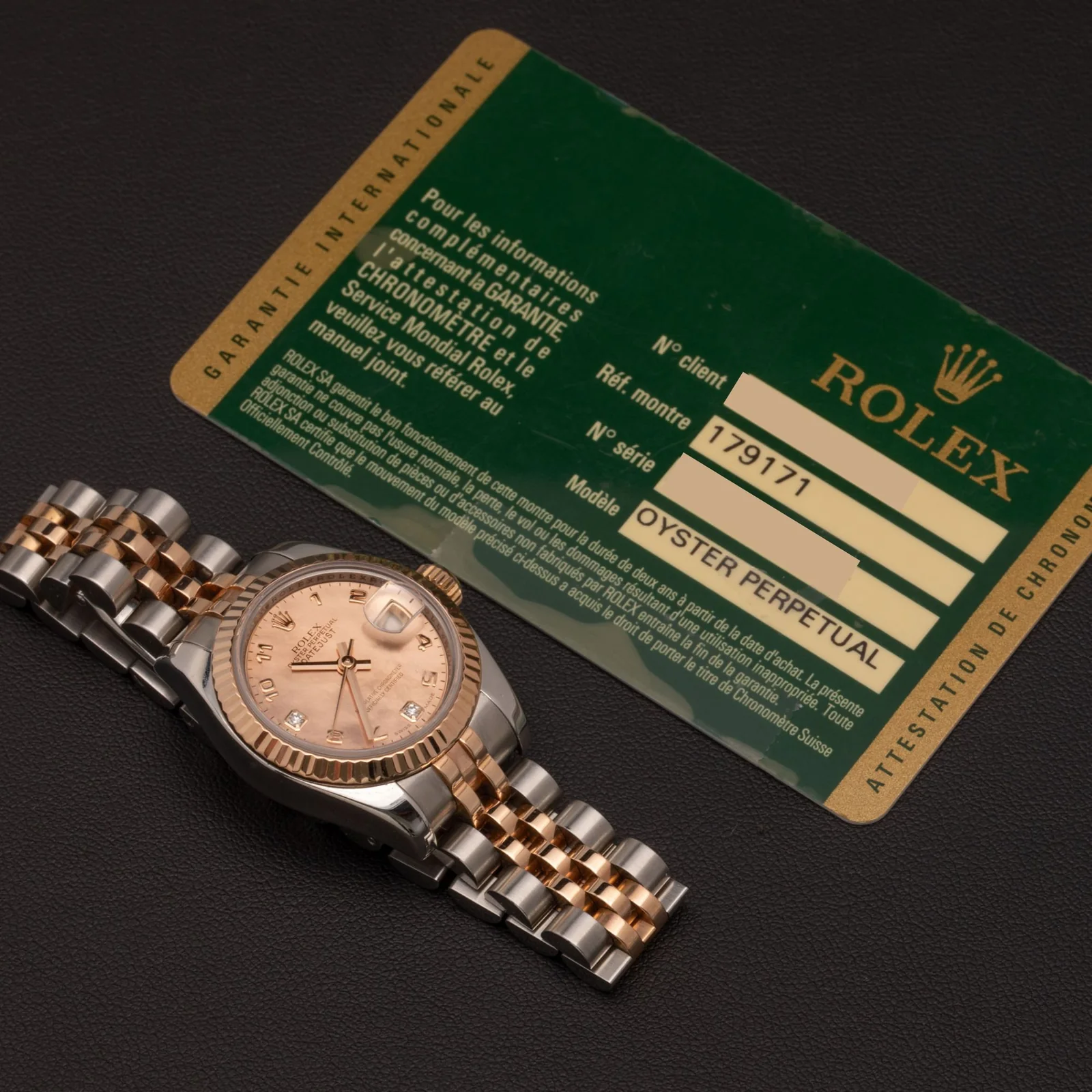 Rolex Datejust 179171 Fluted Bezel Watch 26mm Mother of Pearl Dial - Image 6