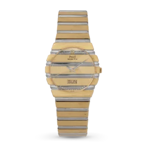 Piaget Polo Vintage 15562C701 18K White & Yellow Gold 31mm Watch