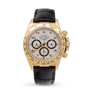 Rolex Cosmograph Daytona 16518 18K Yellow Gold Watch 40mm White Dial