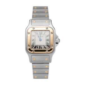 Santos de Cartier Galbée Small 24mm 18K Yellow Gold & Steel Watch