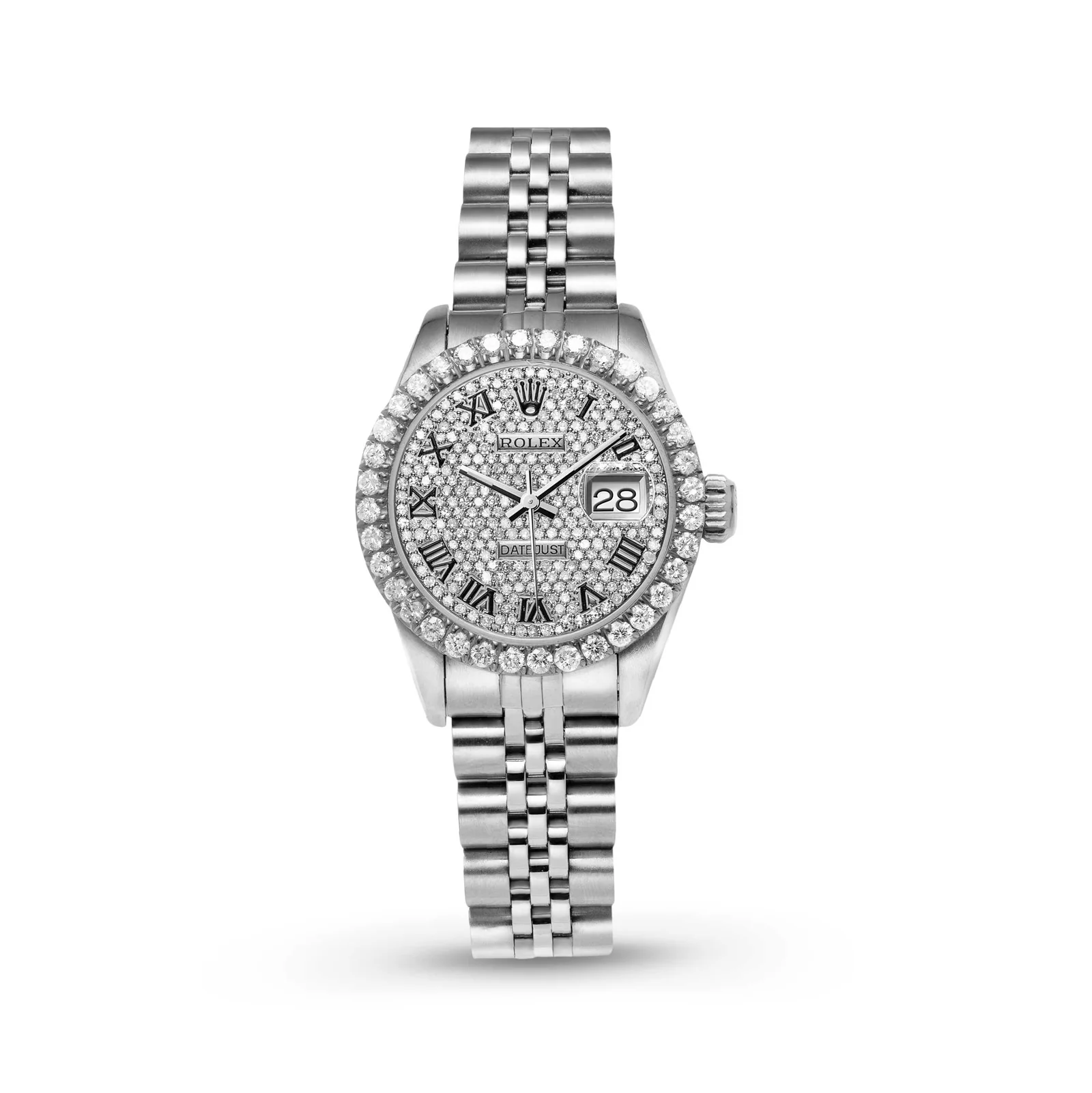 Rolex Datejust 26mm Jubilee Bracelet Diamond Dial Watch - Image 3